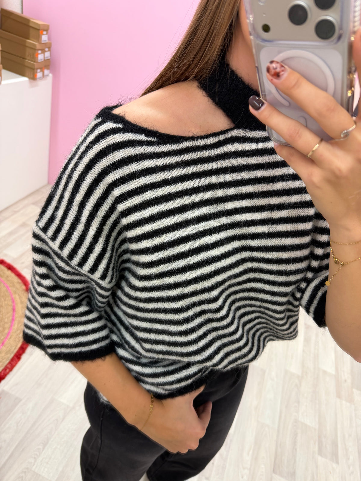Ella knit - Zwart