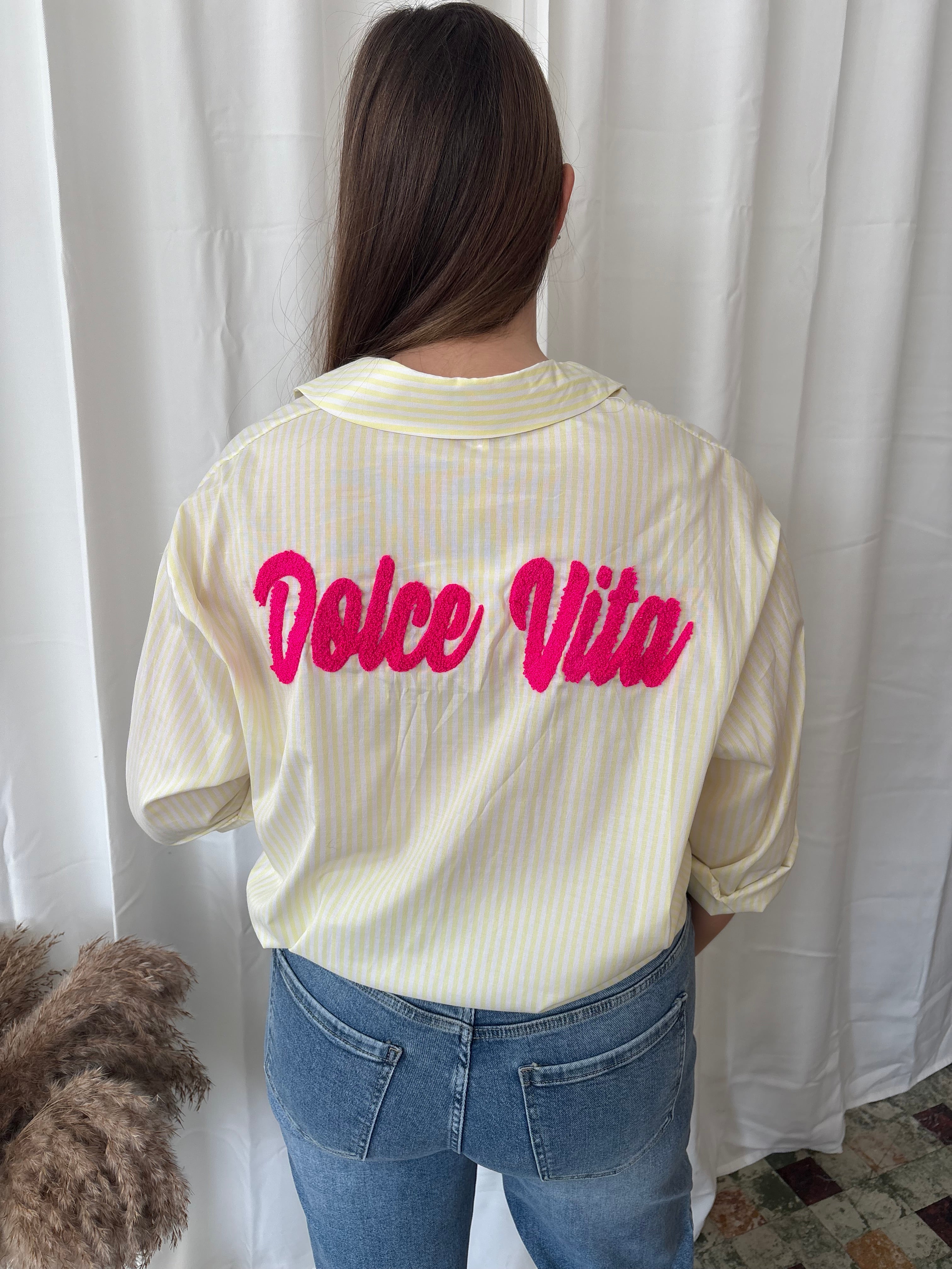Hemd Dolce Vita - Geel