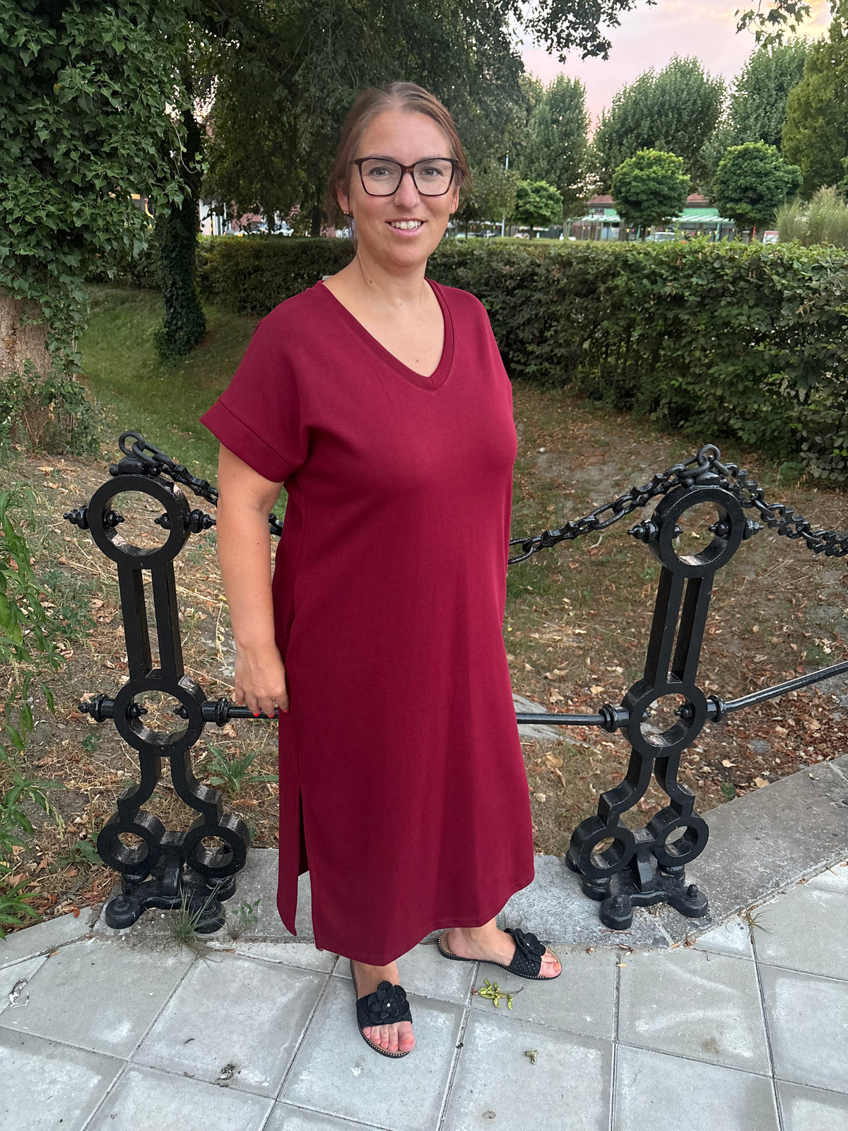 Jurk Emmy - Bordeaux