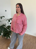 Blouse Lola - Rood/wit
