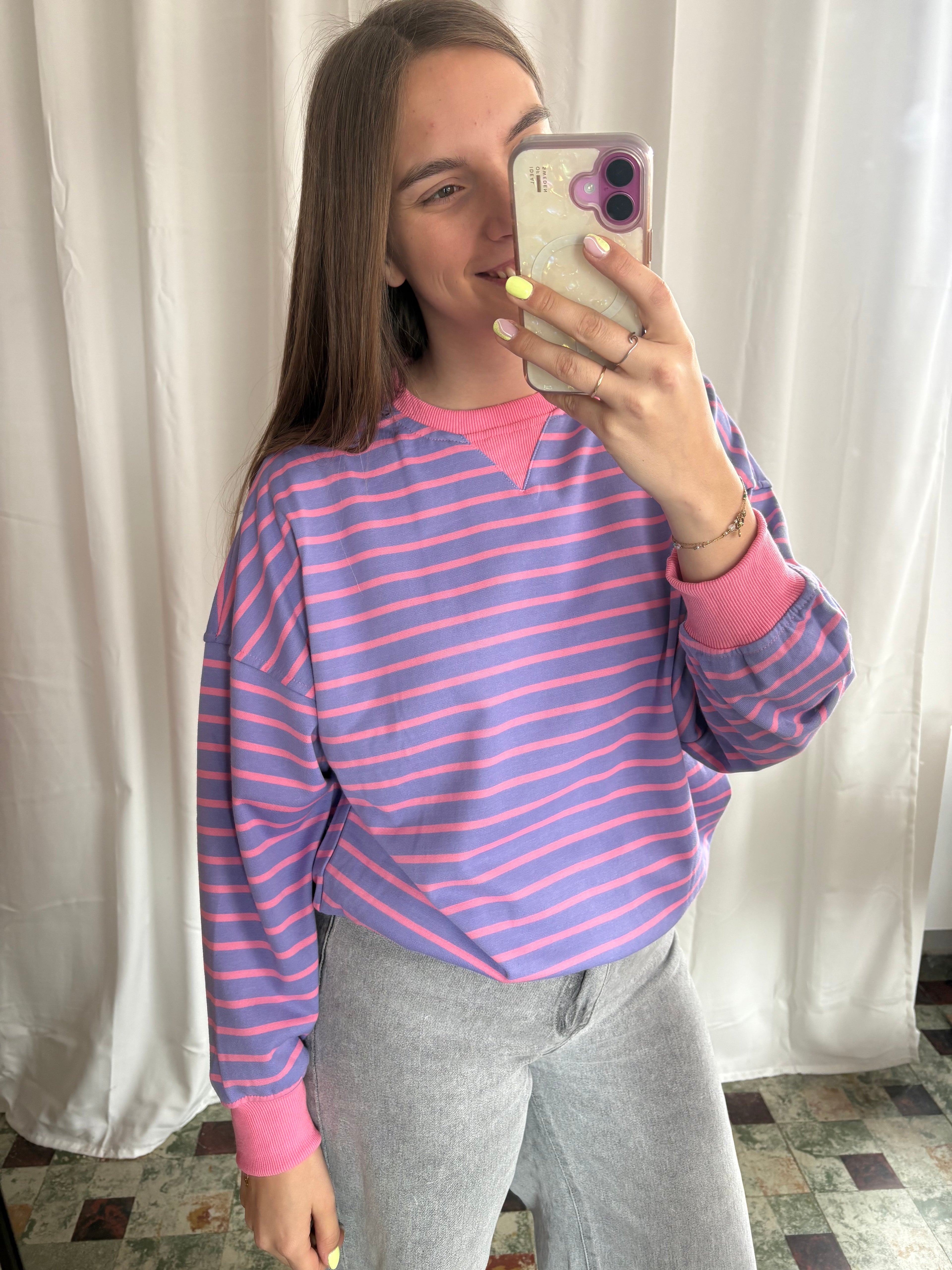 Trui Mia - Roze/lila