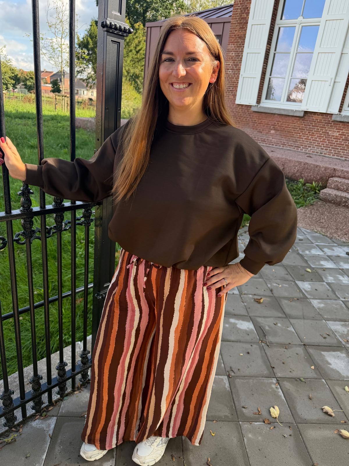 Cropped sweater - Bruin