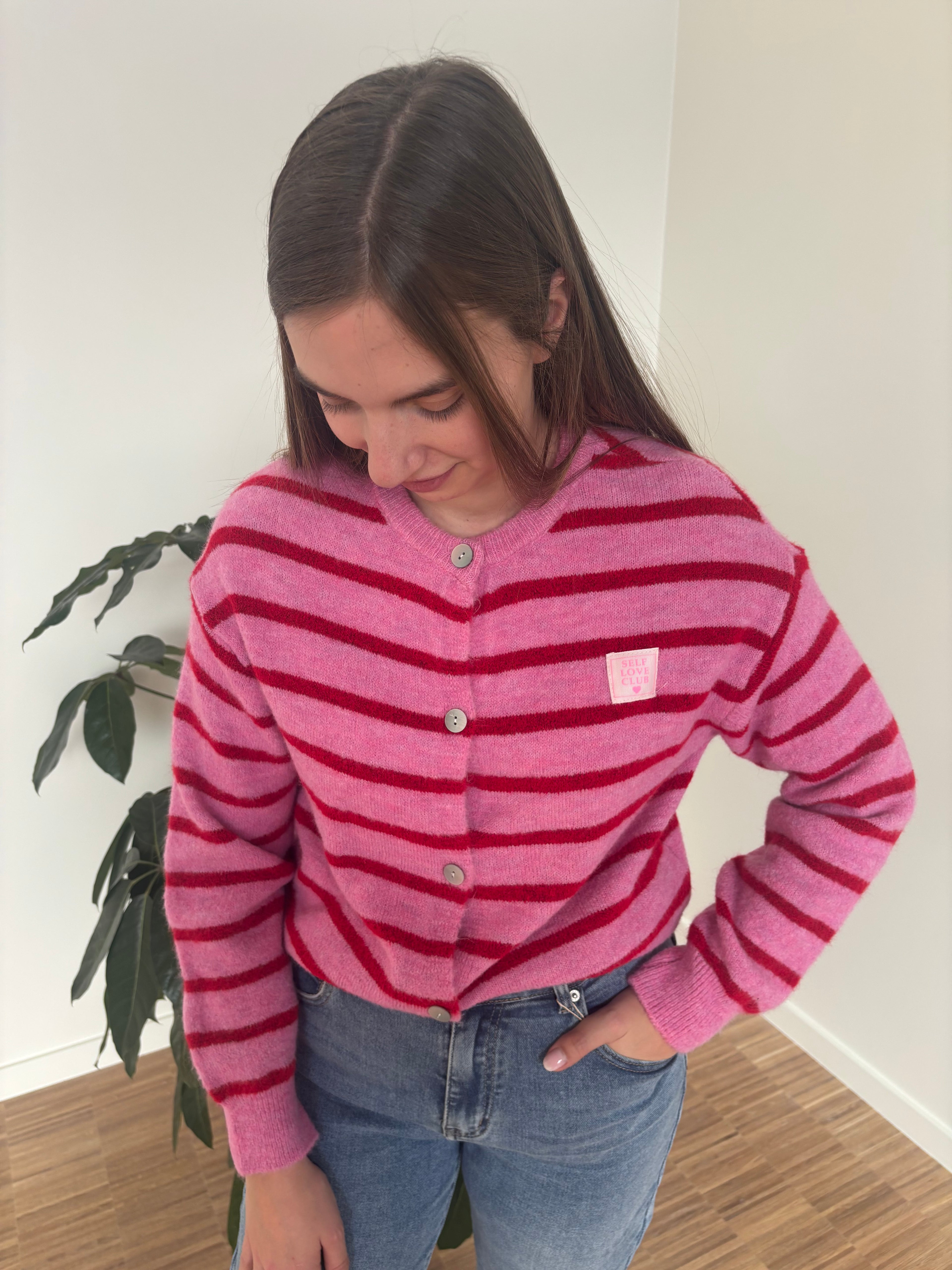 Pippa knit - roze/rood