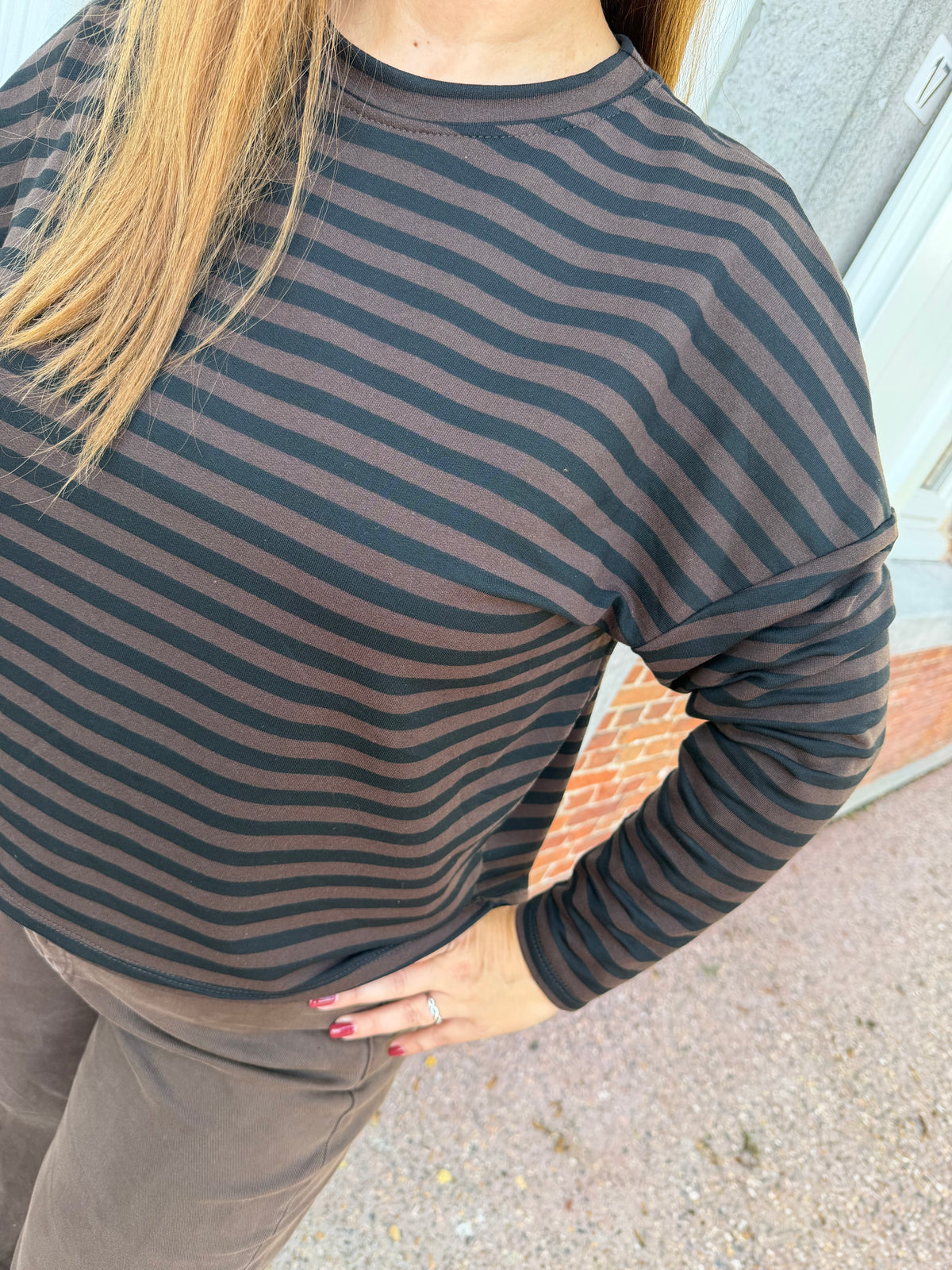 Longsleeve Mia - Bruin