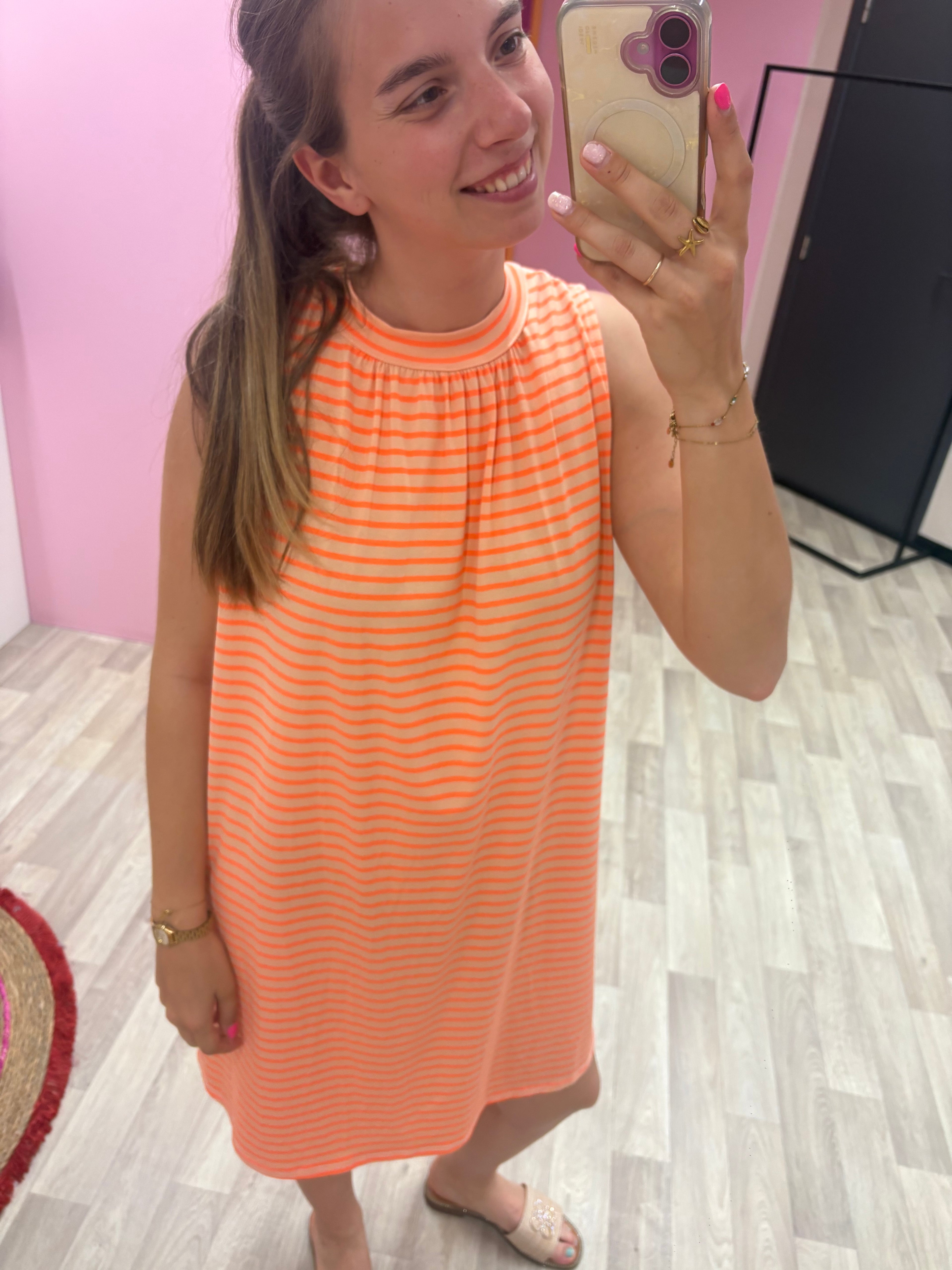 Jurk Ella - Oranje