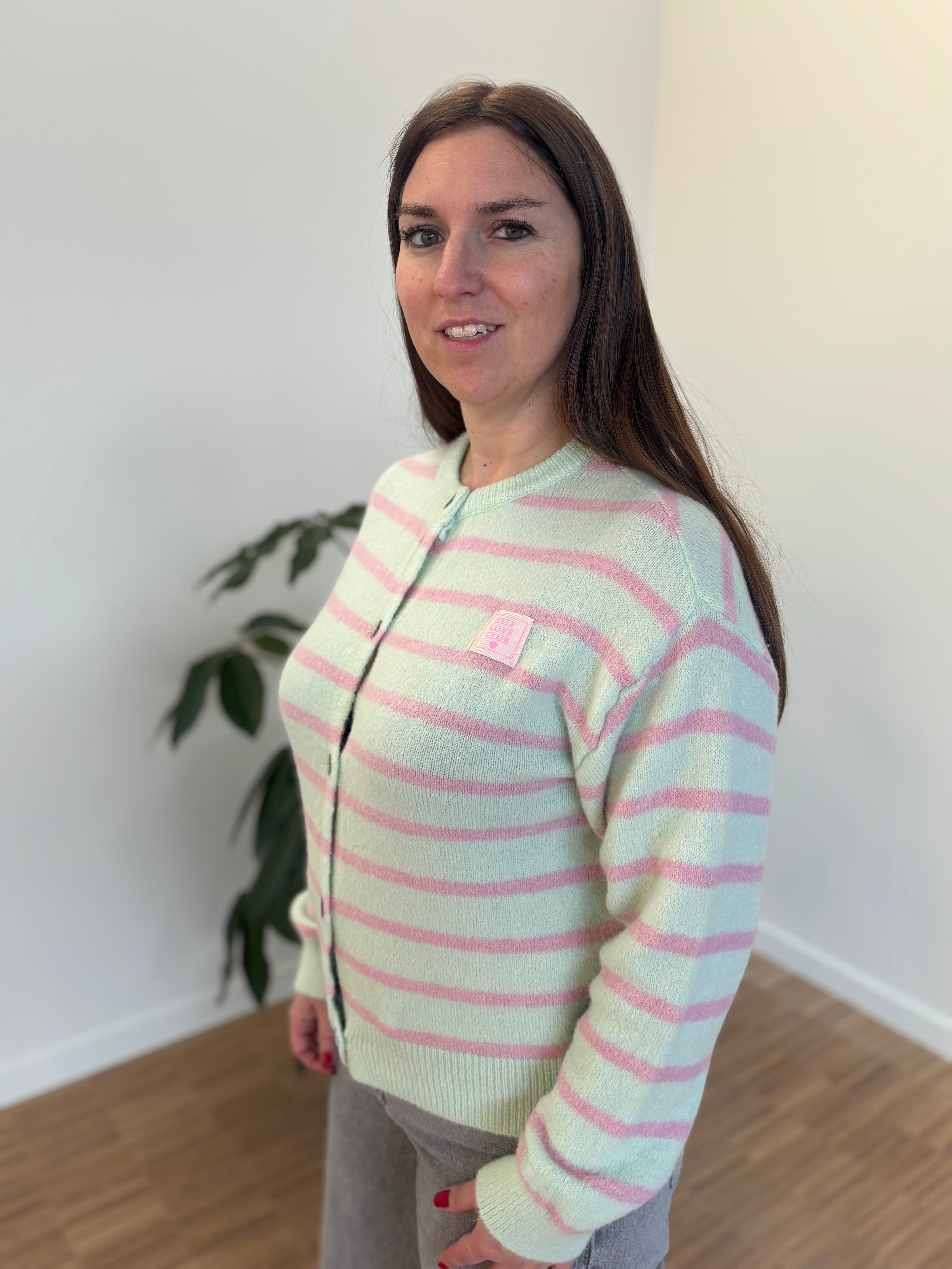 Pippa knit - groen/roze