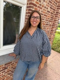 Blouse Nina - Blauw