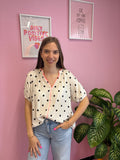 Polka blouse