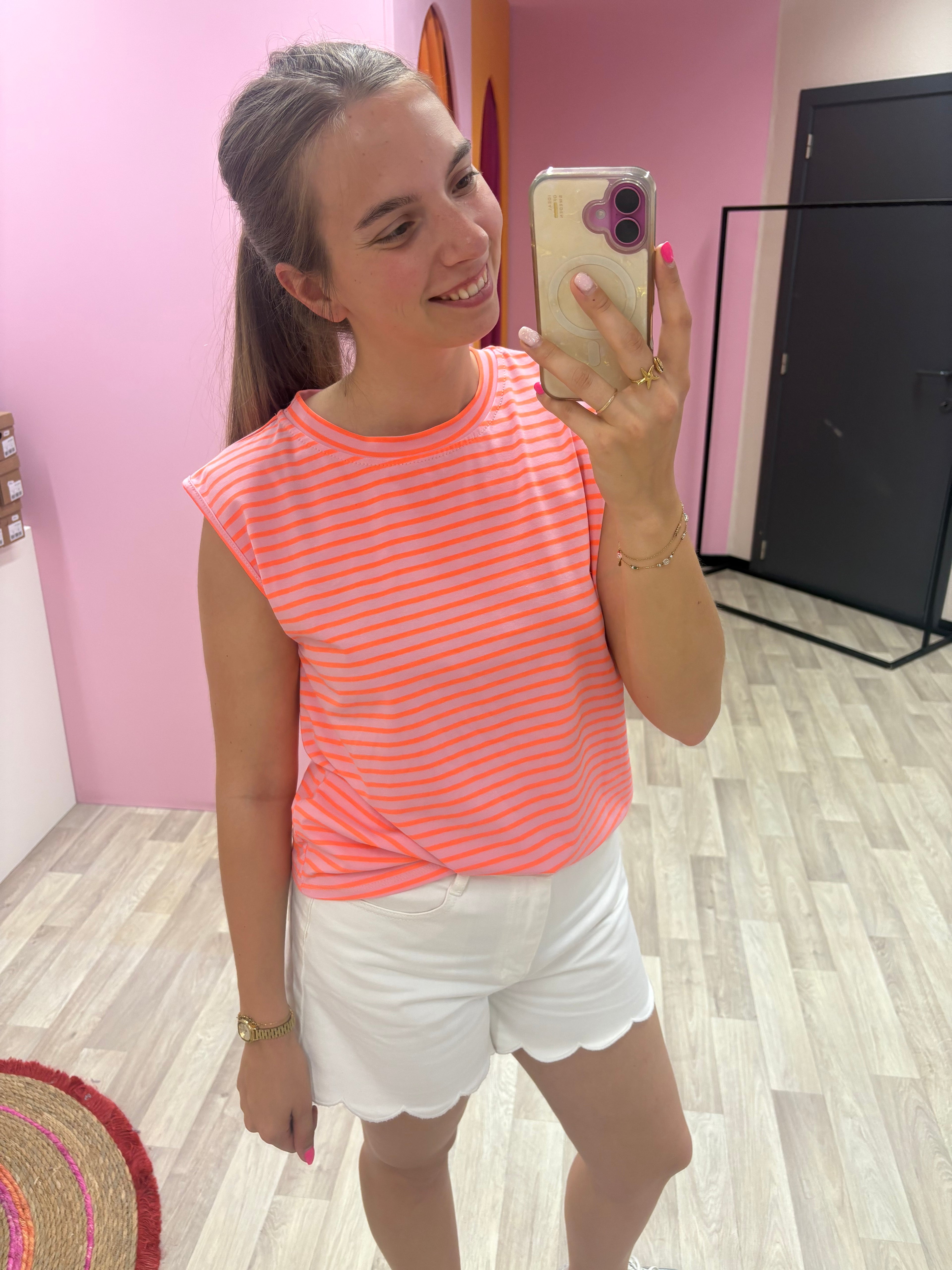 Top Lena - Oranje