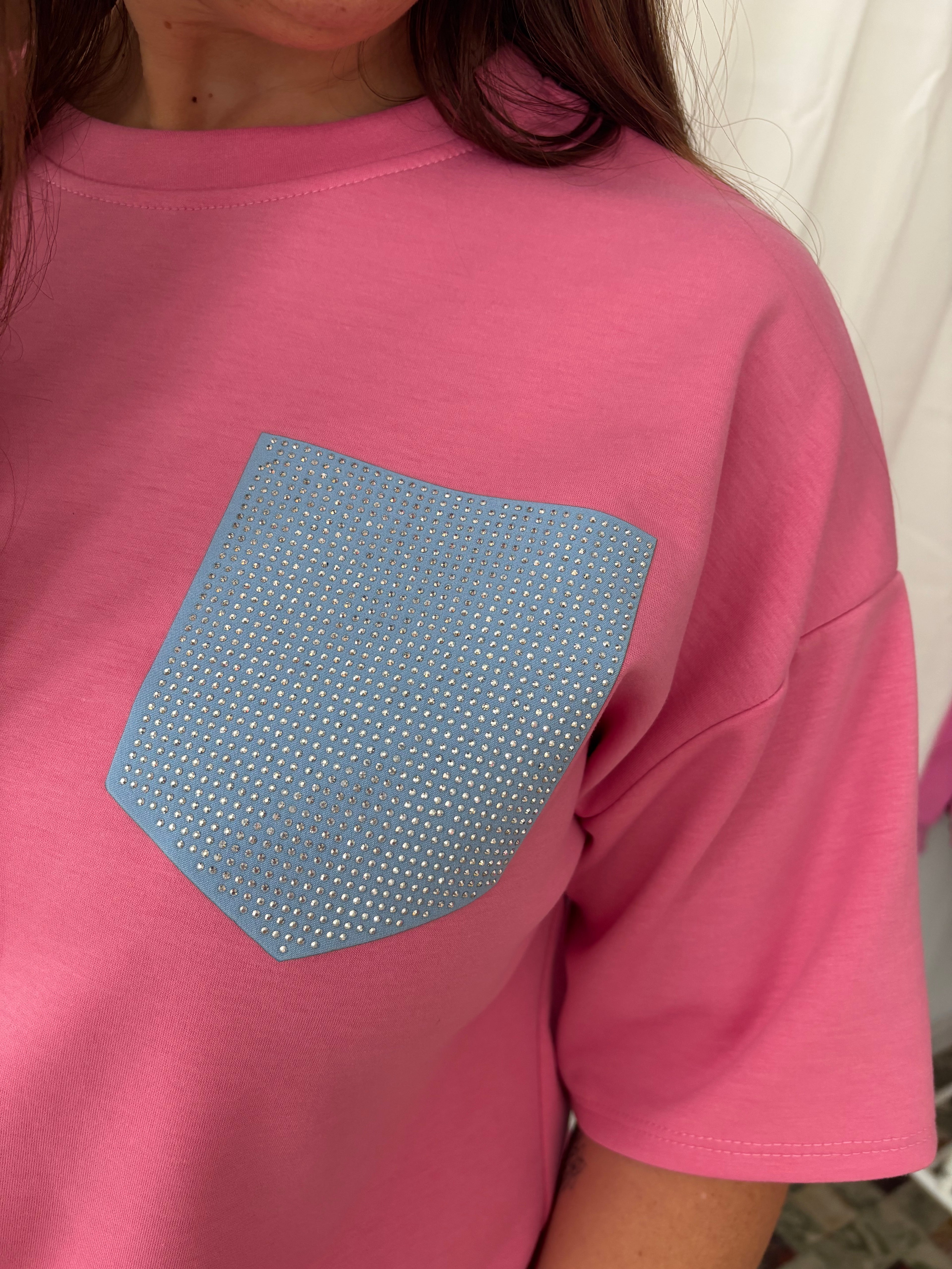 T-shirt Louise - Roze