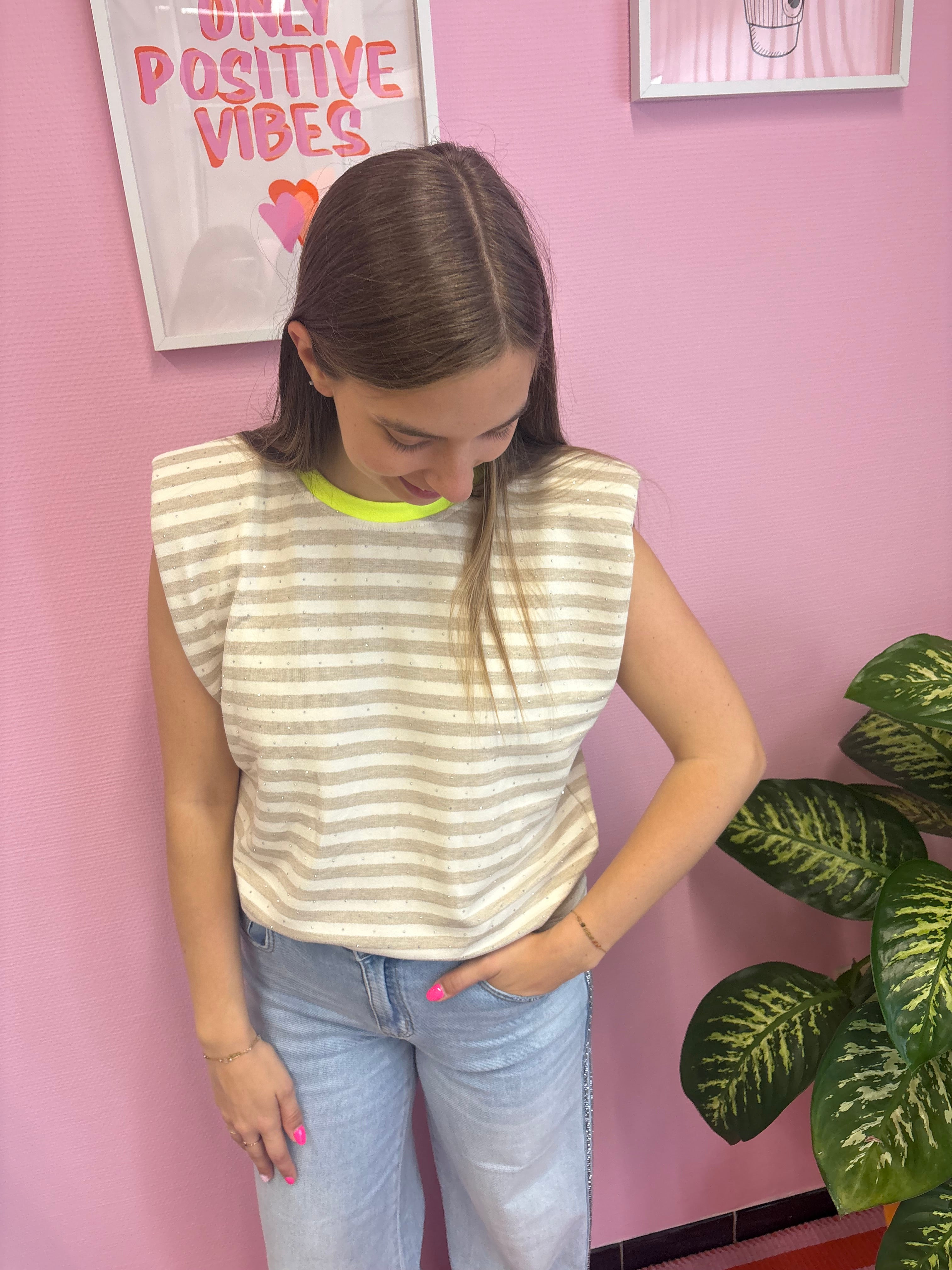 Stien top - Beige