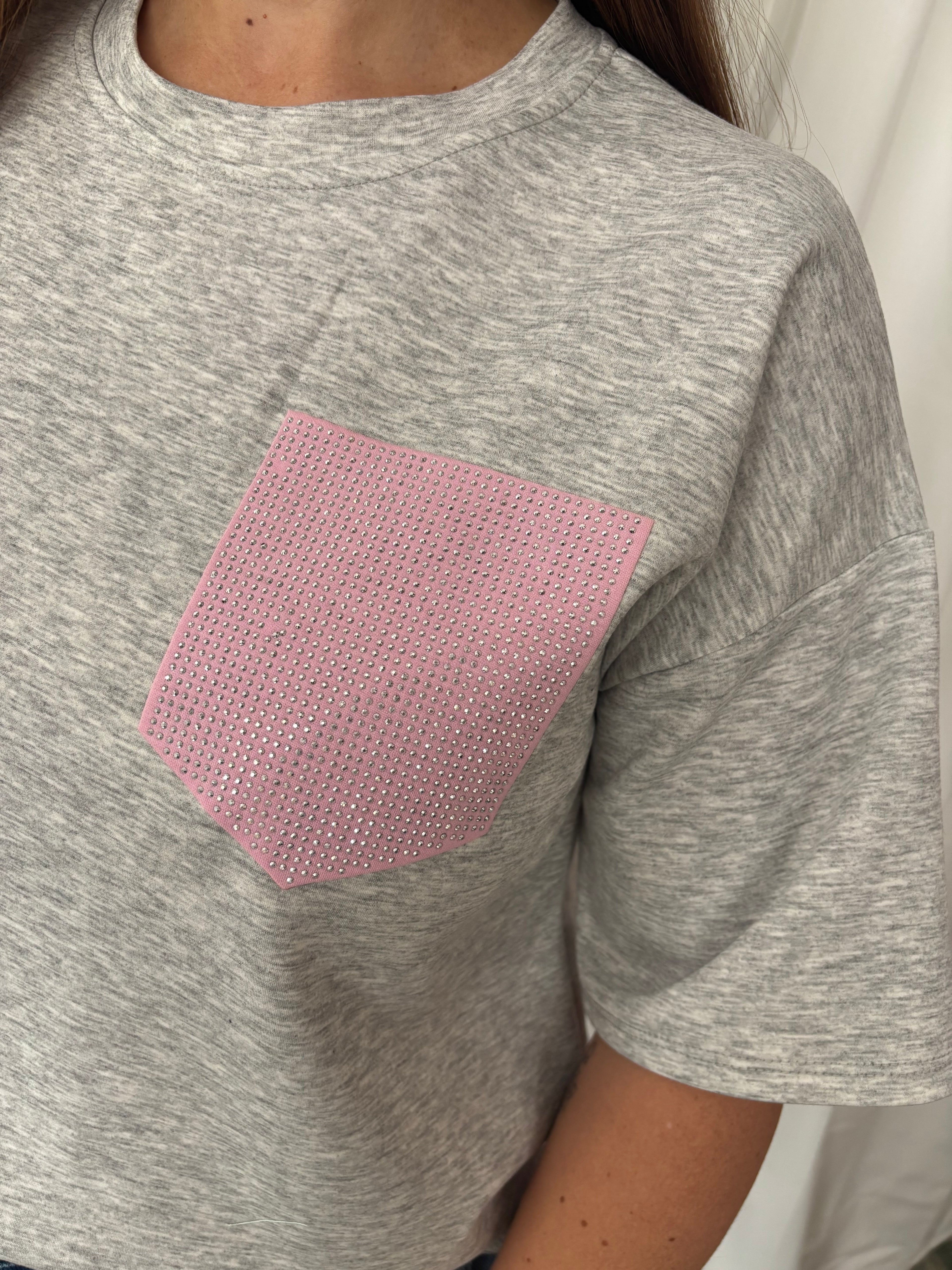 T-shirt Louise - Grijs