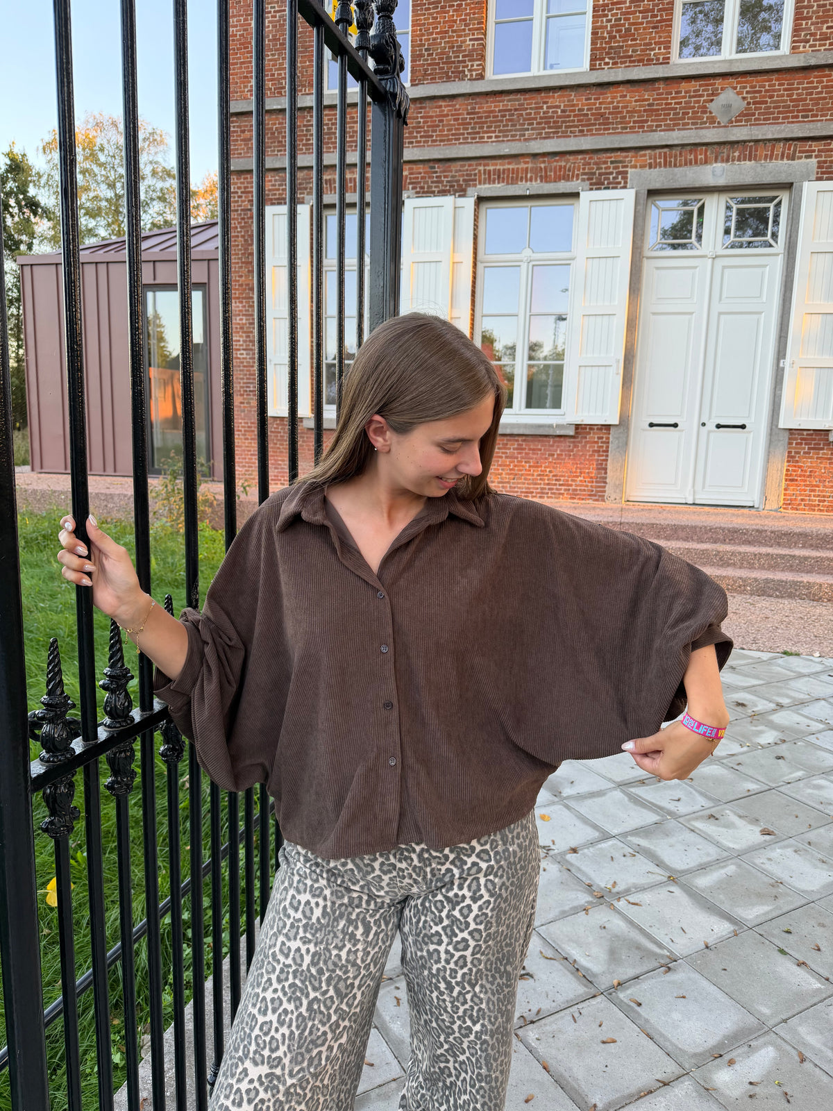 Blouse Amy - Bruin