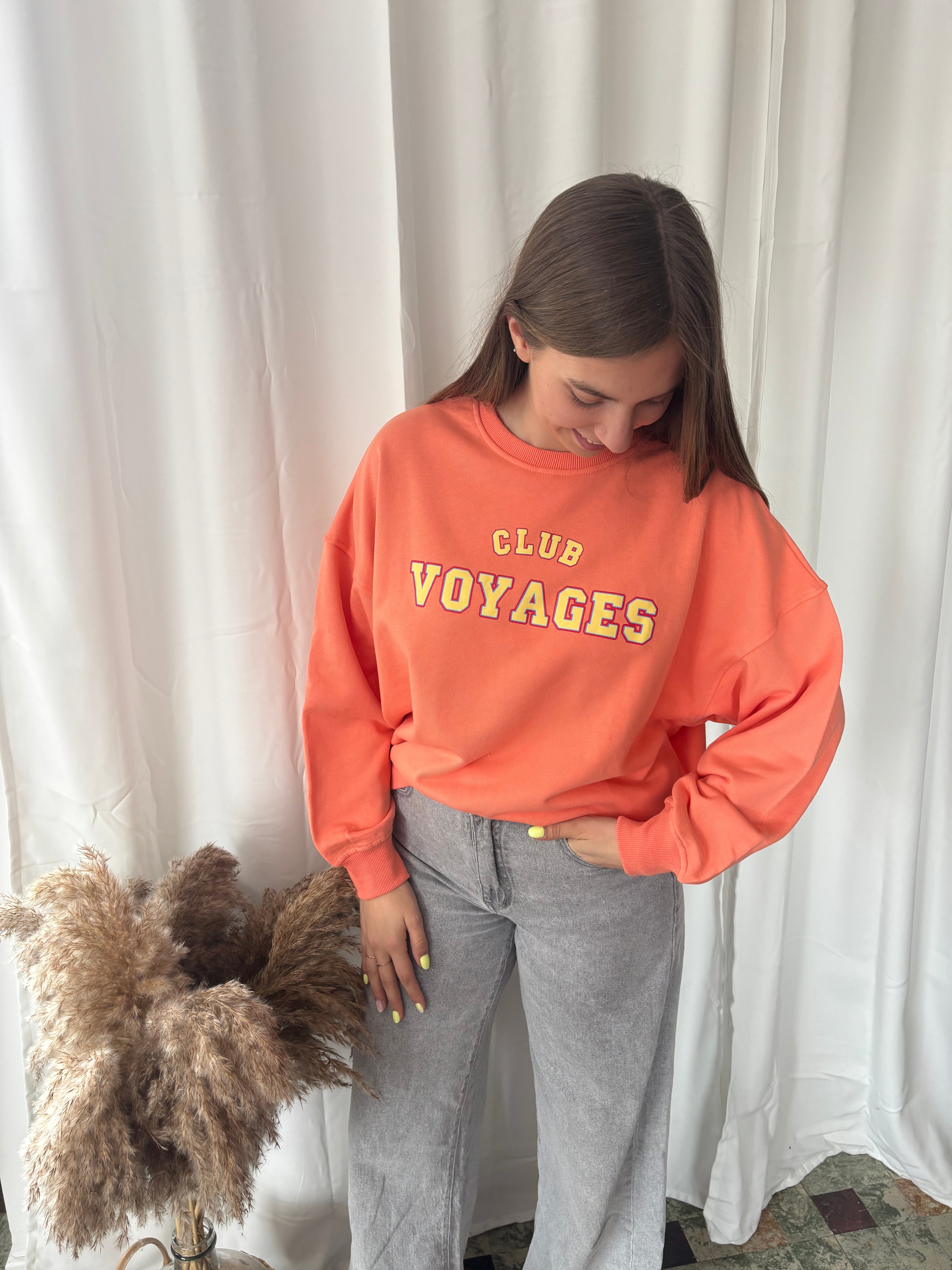 Trui Club Voyages - Oranje