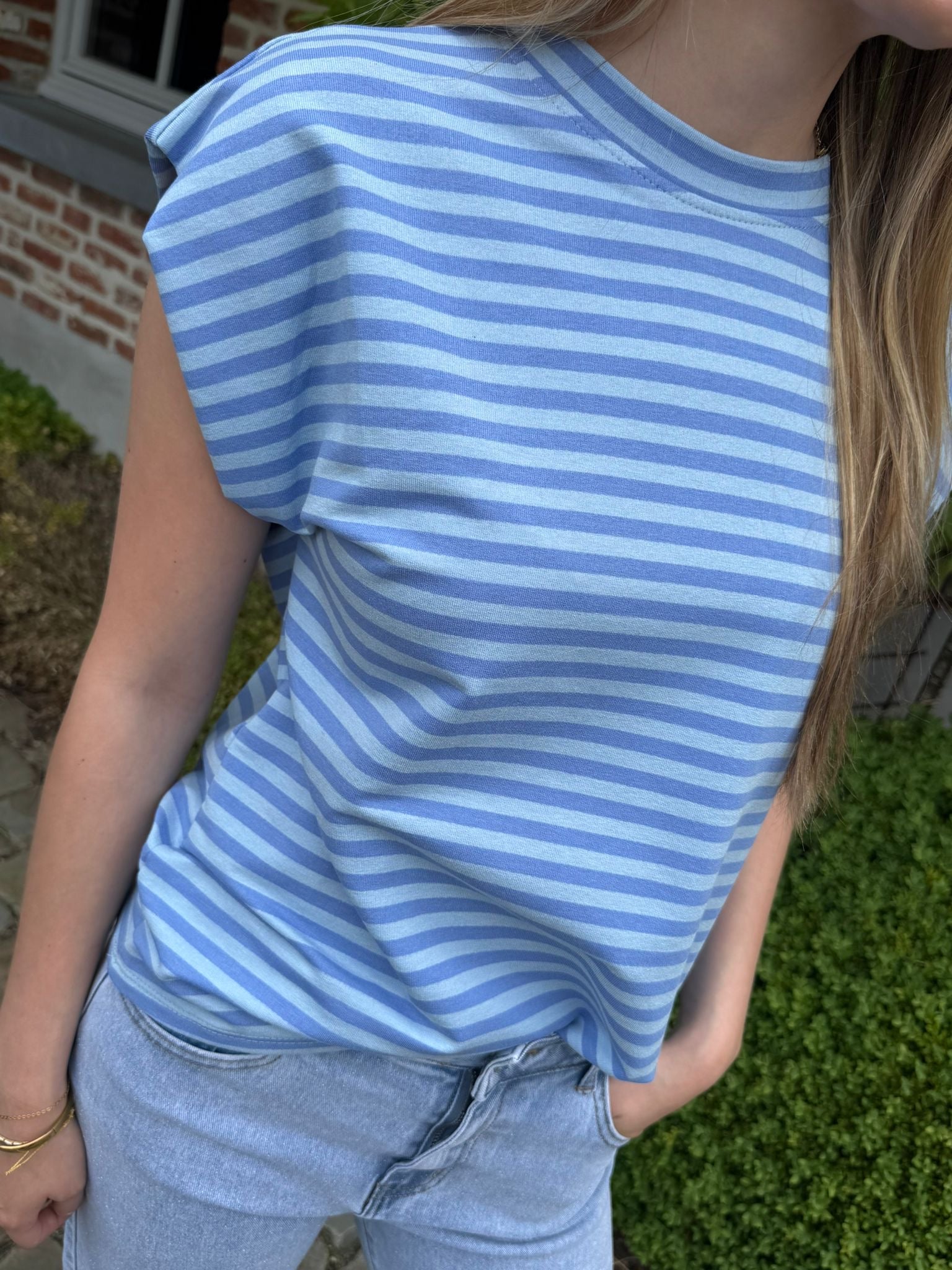Jade top - Blauw