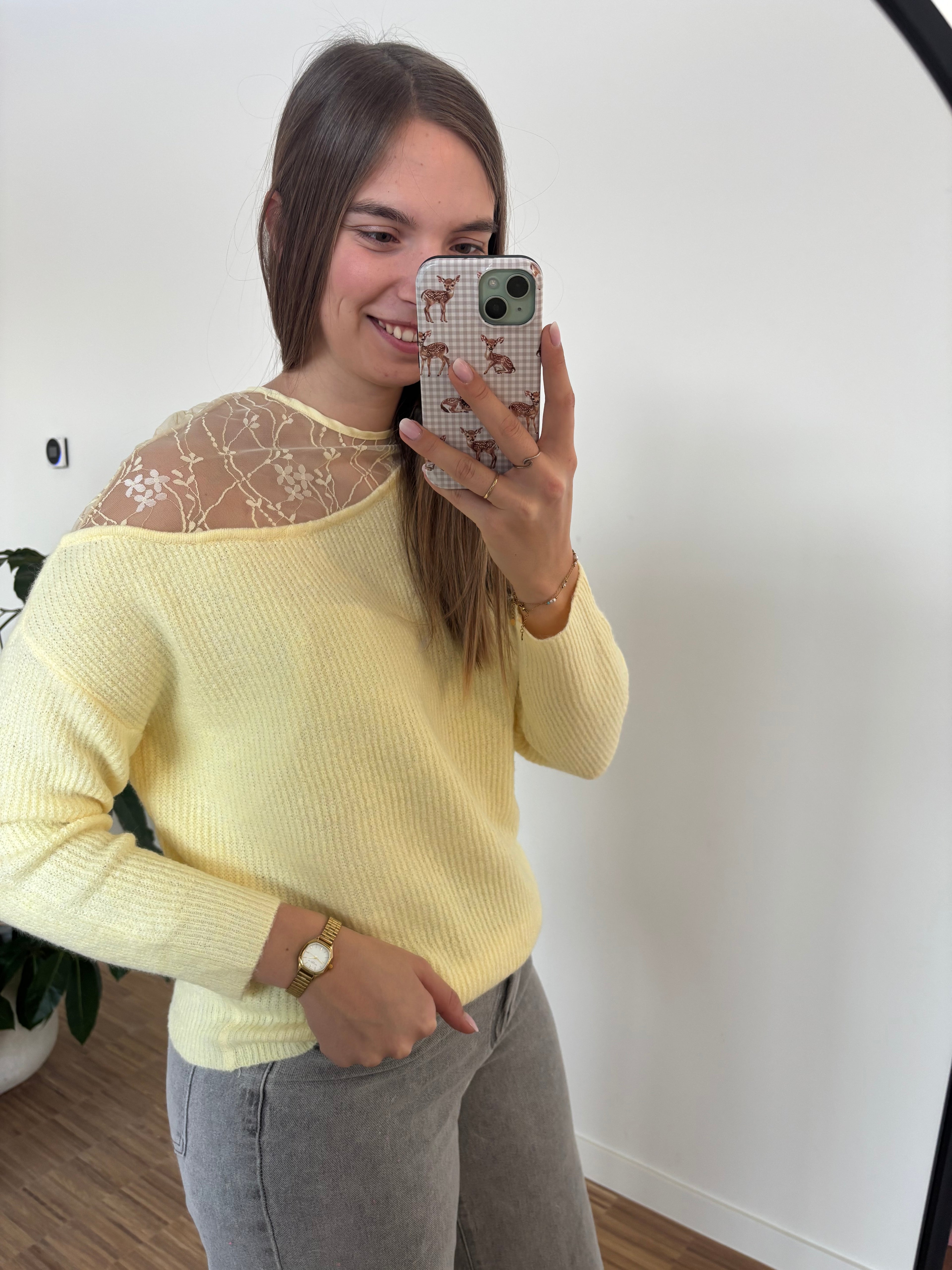 Ivy knit - geel
