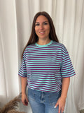 T-shirt Lio - Paars/blauw