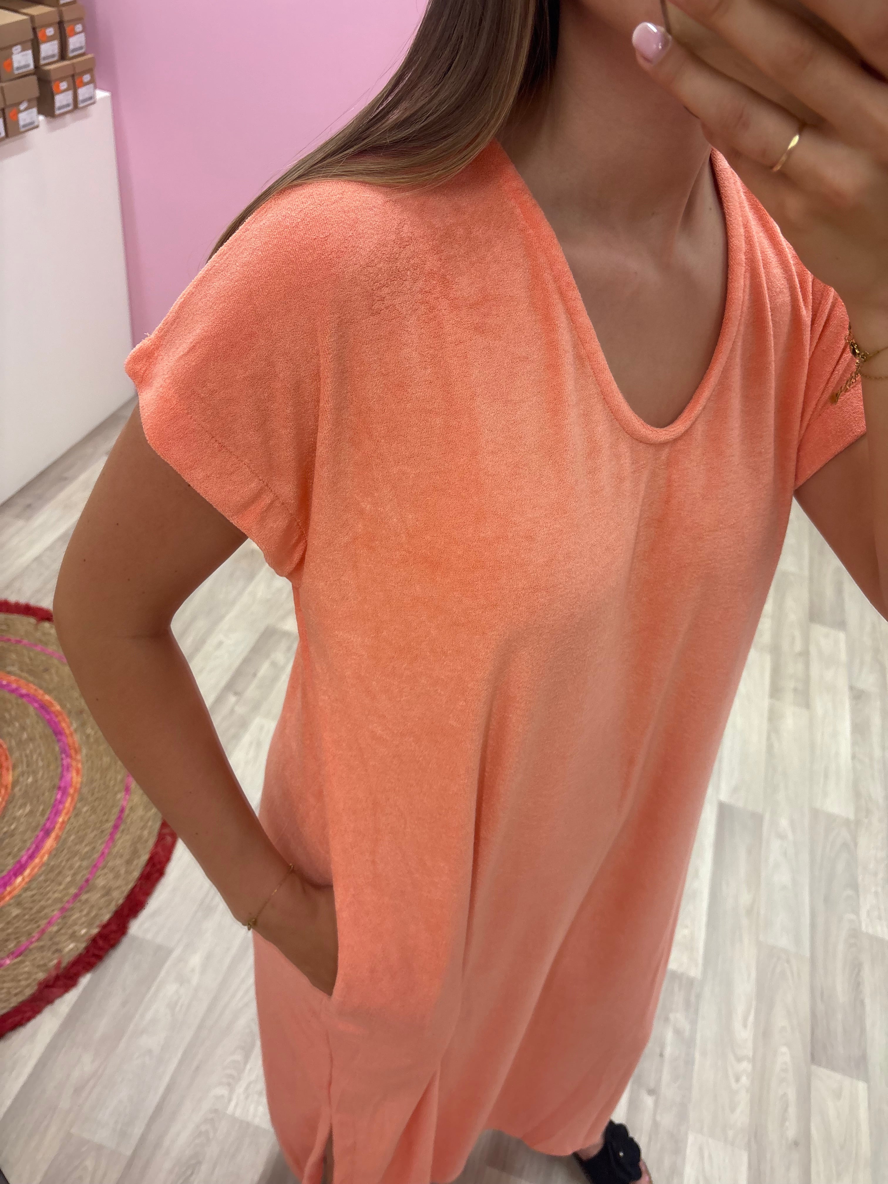 Kleedje badstof - Oranje