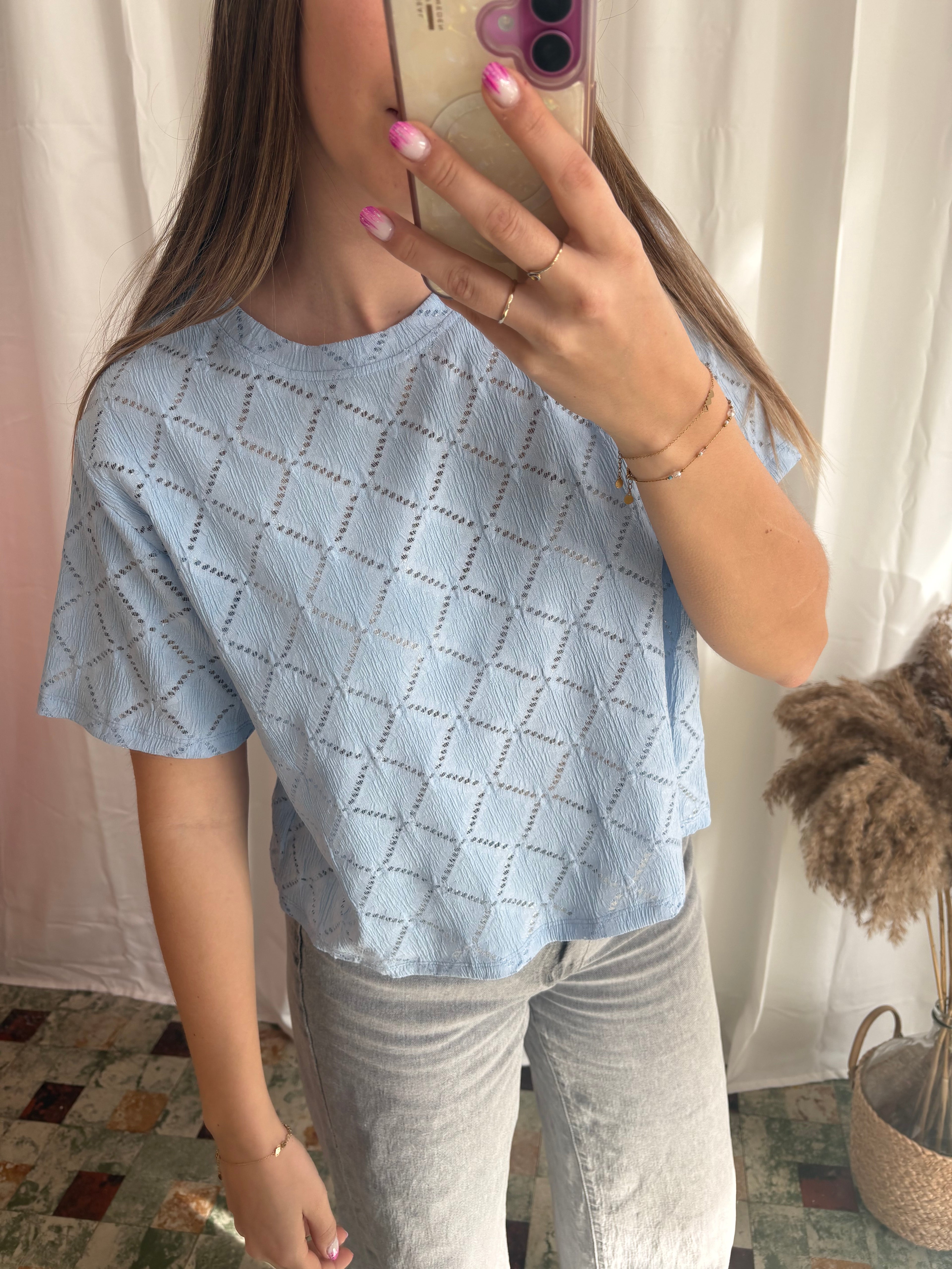 T-shirt Nova - Blauw