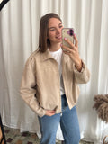 Bomber jas  - Beige