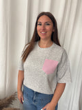 T-shirt Louise - Grijs