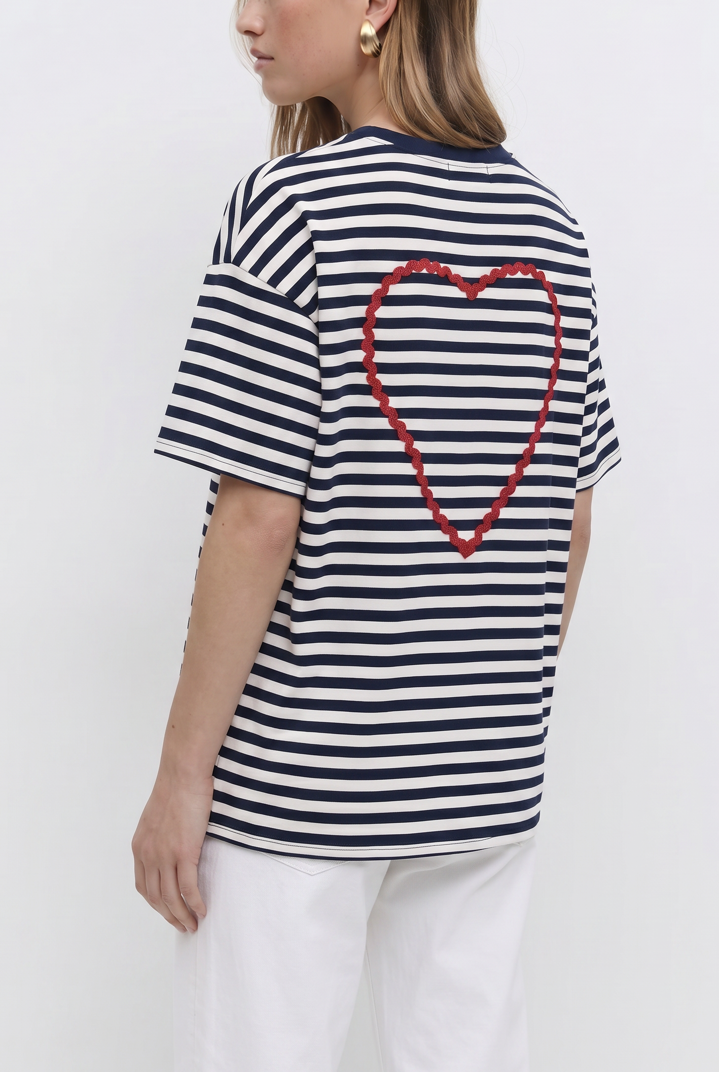 T-shirt amour - Donkerblauw