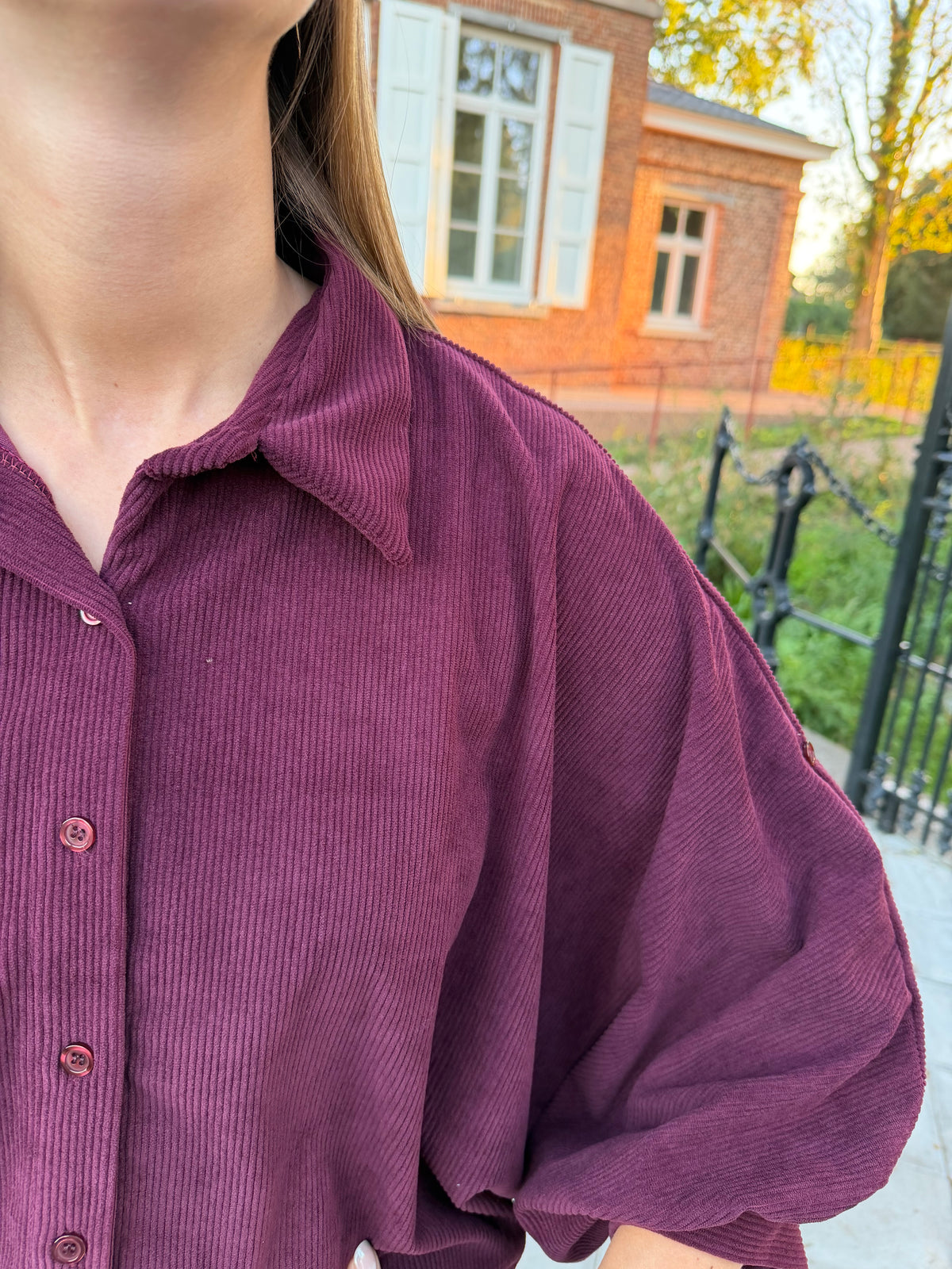 Blouse Amy - Bordeaux