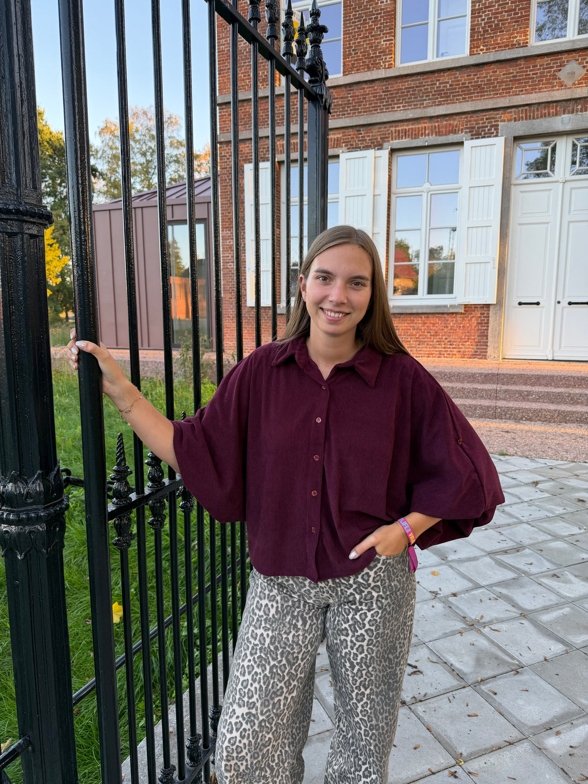Blouse Amy - Bordeaux