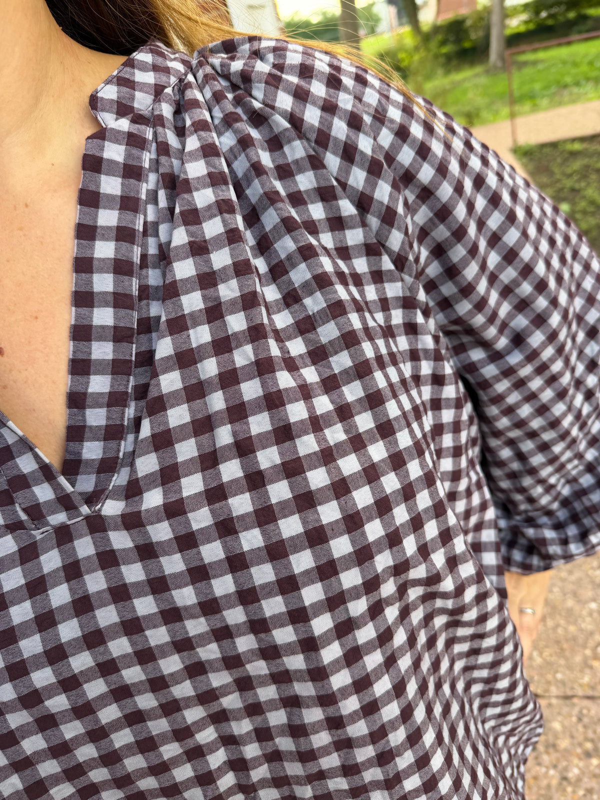 Blouse Nina - Bordeaux