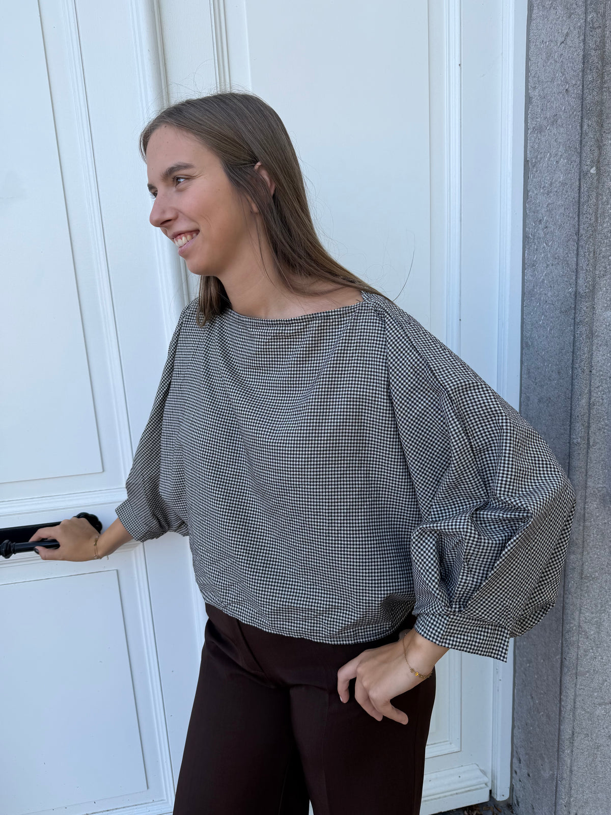 Blouse Maëlle - Bruin