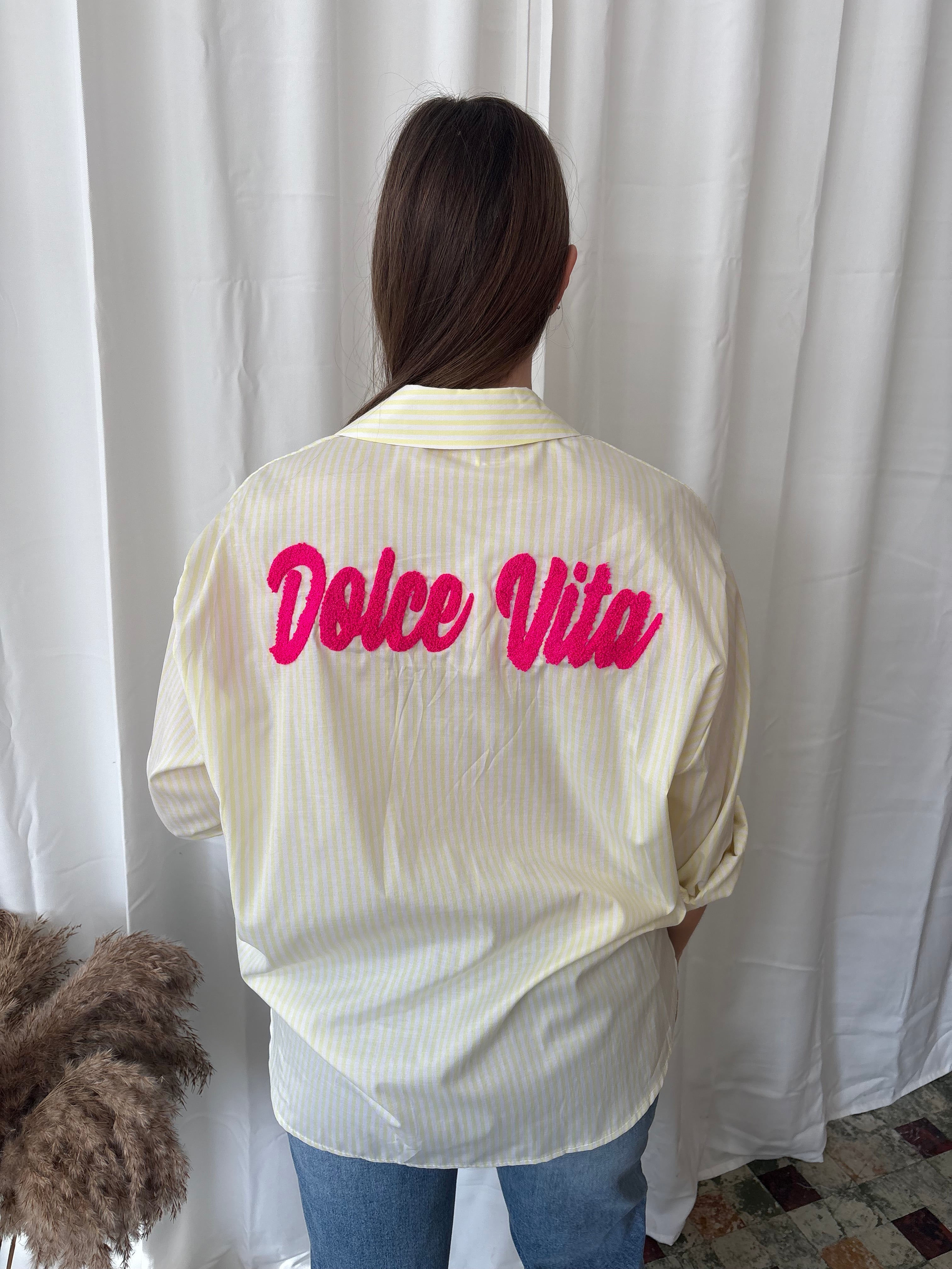 Hemd Dolce Vita - Geel