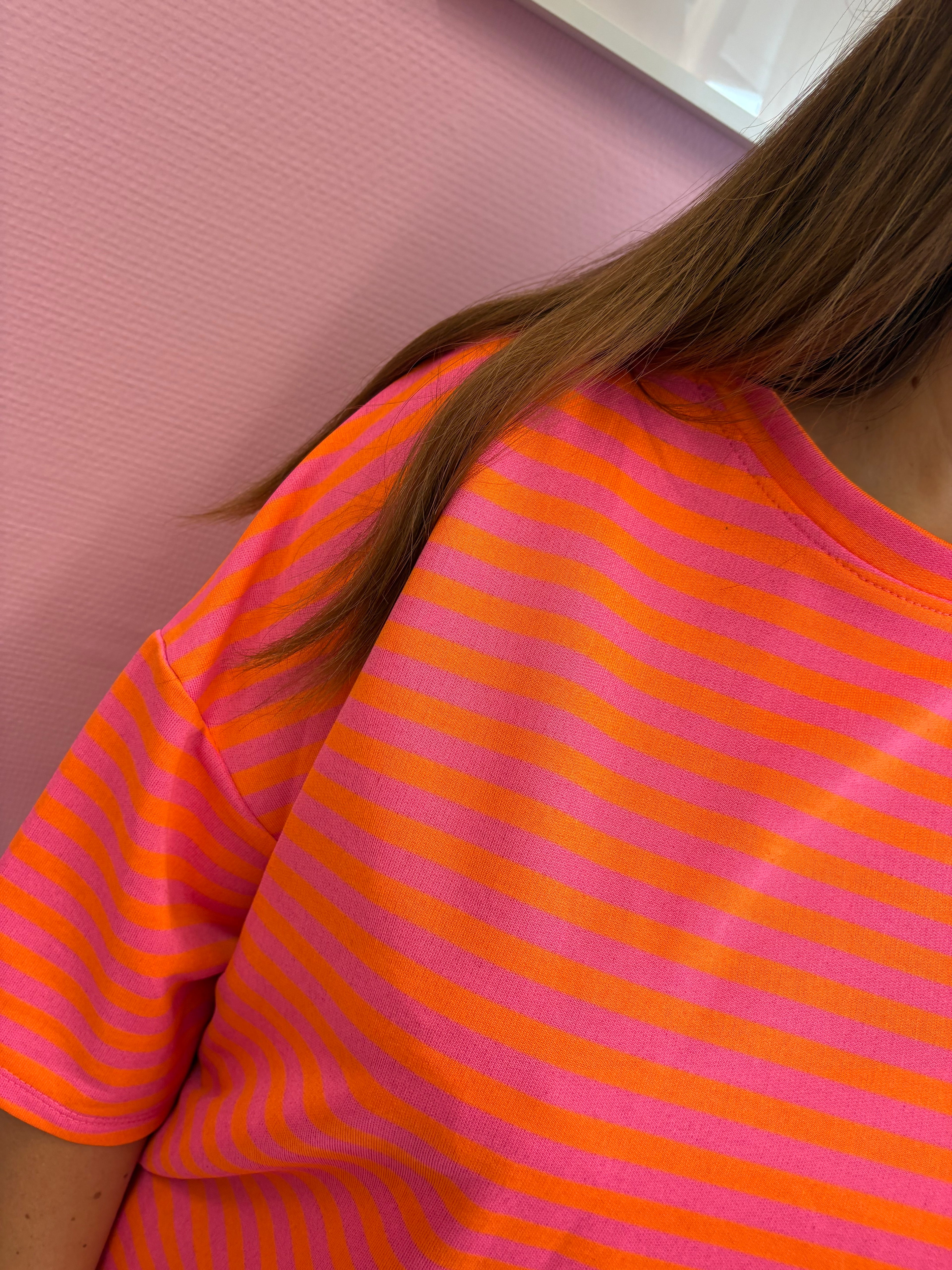 T-shirt Lio - Oranje / Roze