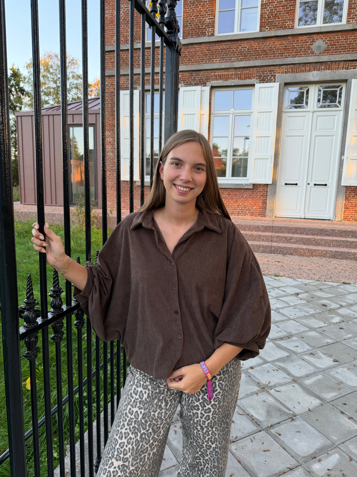 Blouse Amy - Bruin