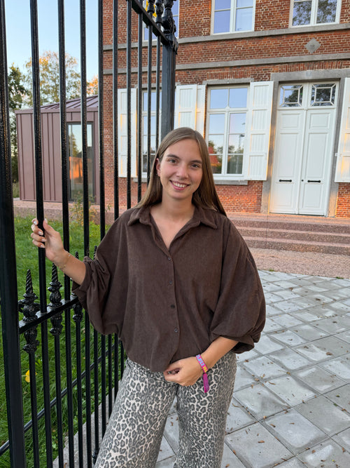 Blouse Amy - Bruin