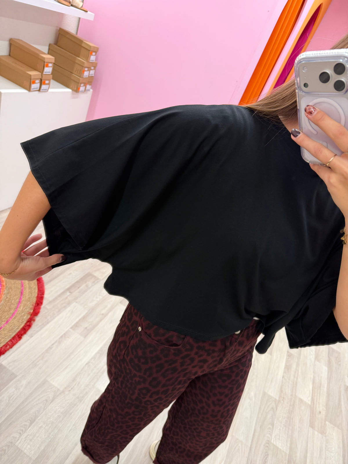 T-shirt Lien - Zwart