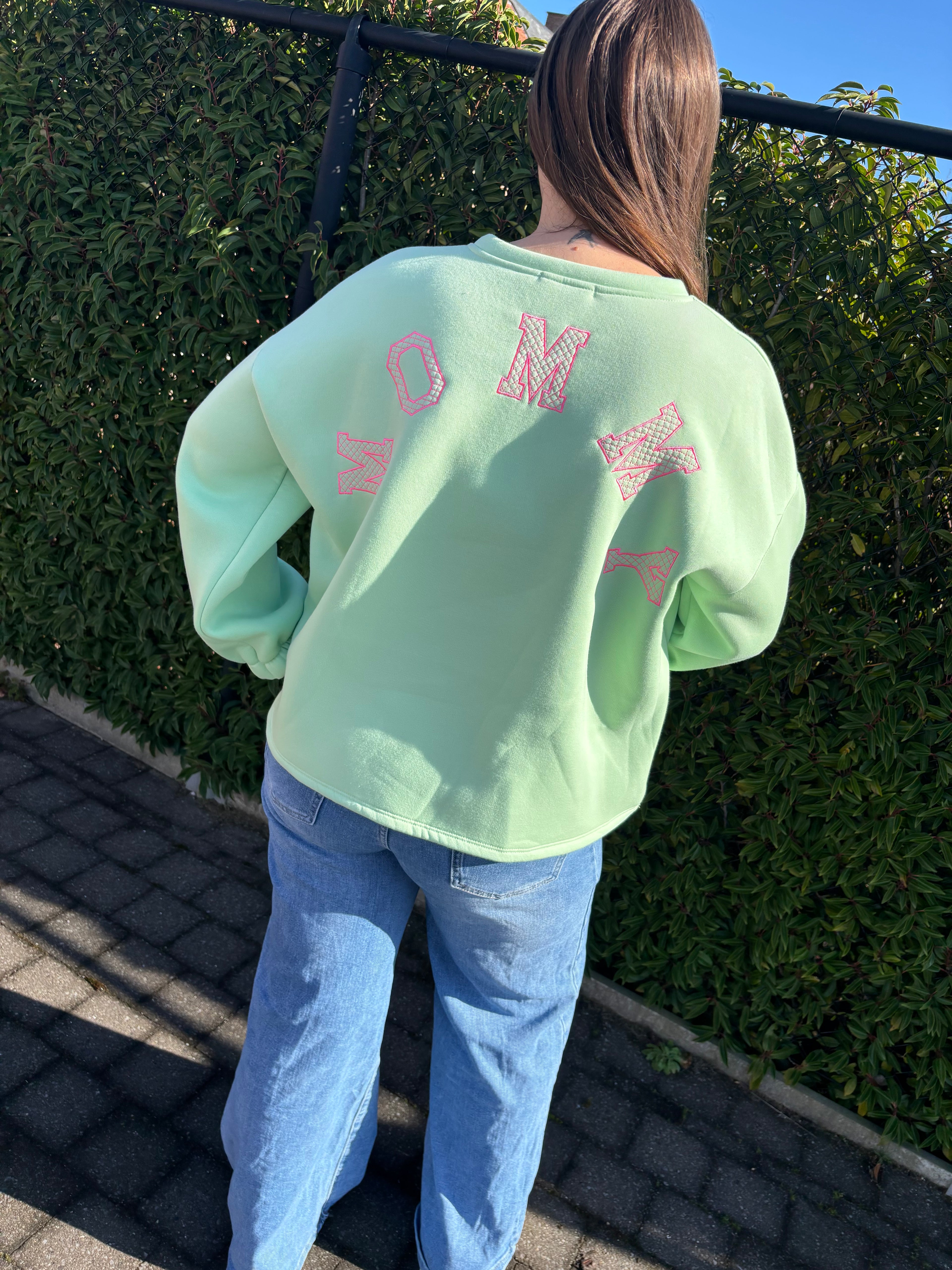 Sweater mommy - Groen