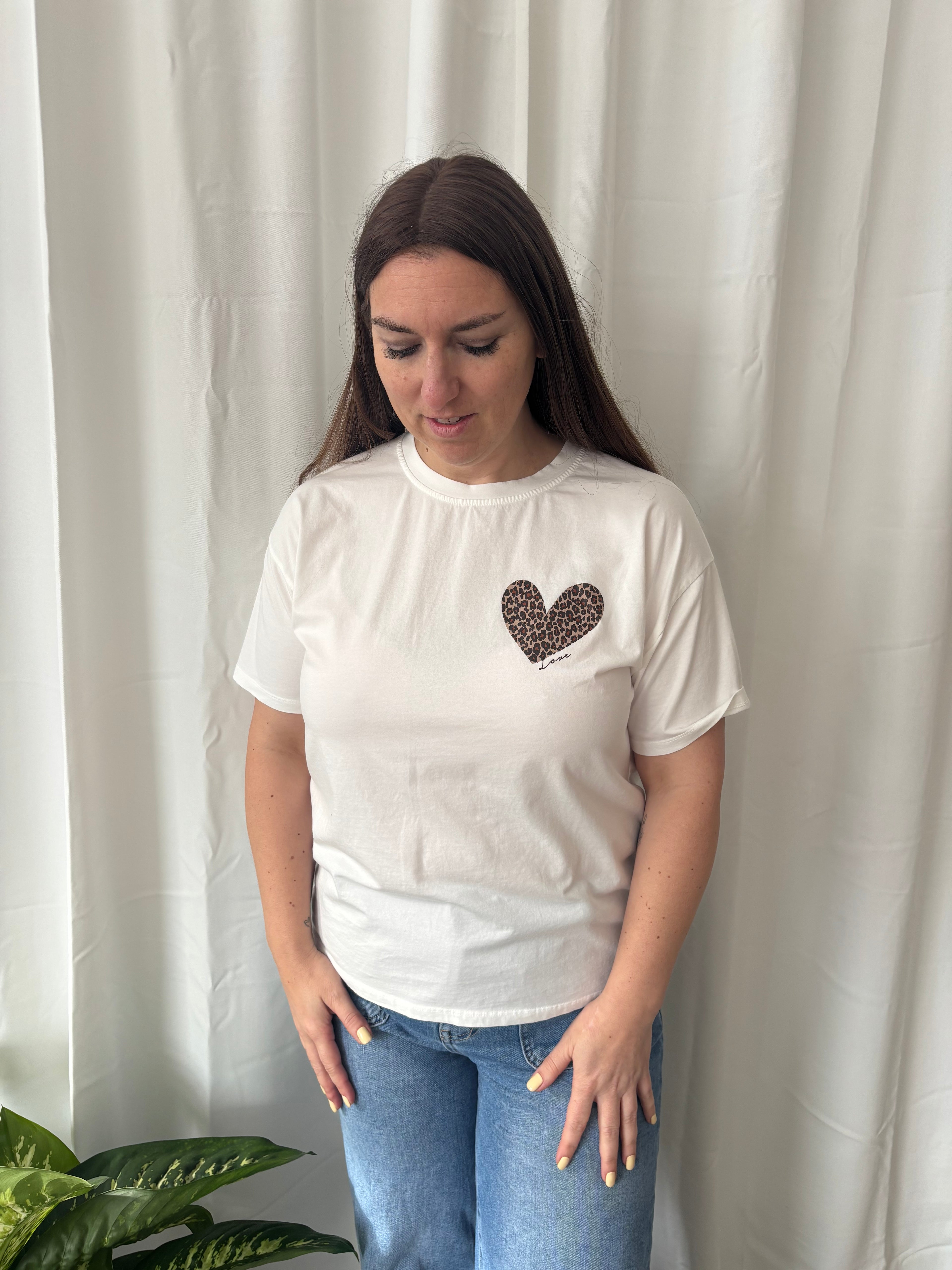 T-shirt Amour - Wit