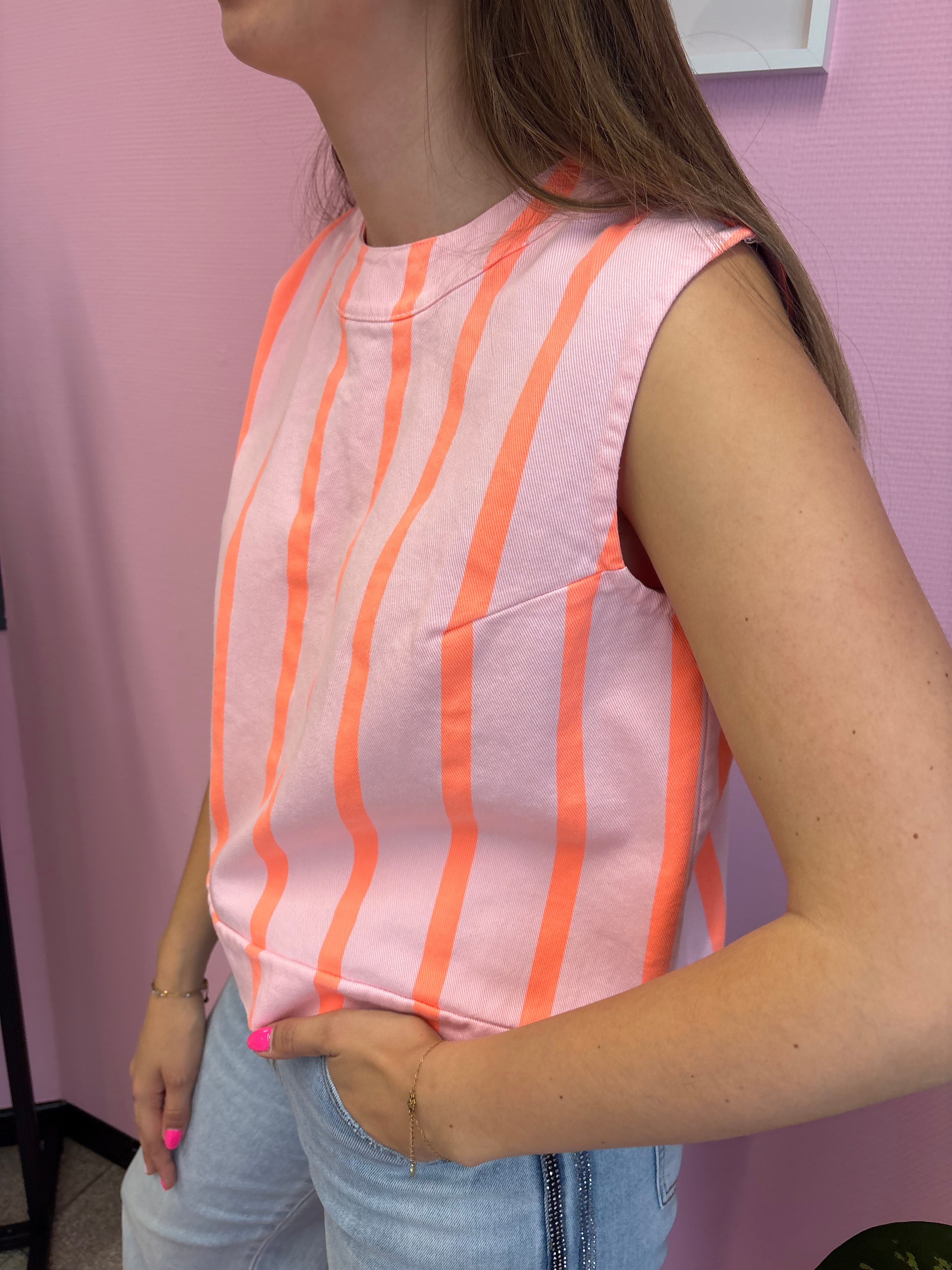 Lize Top - Oranje