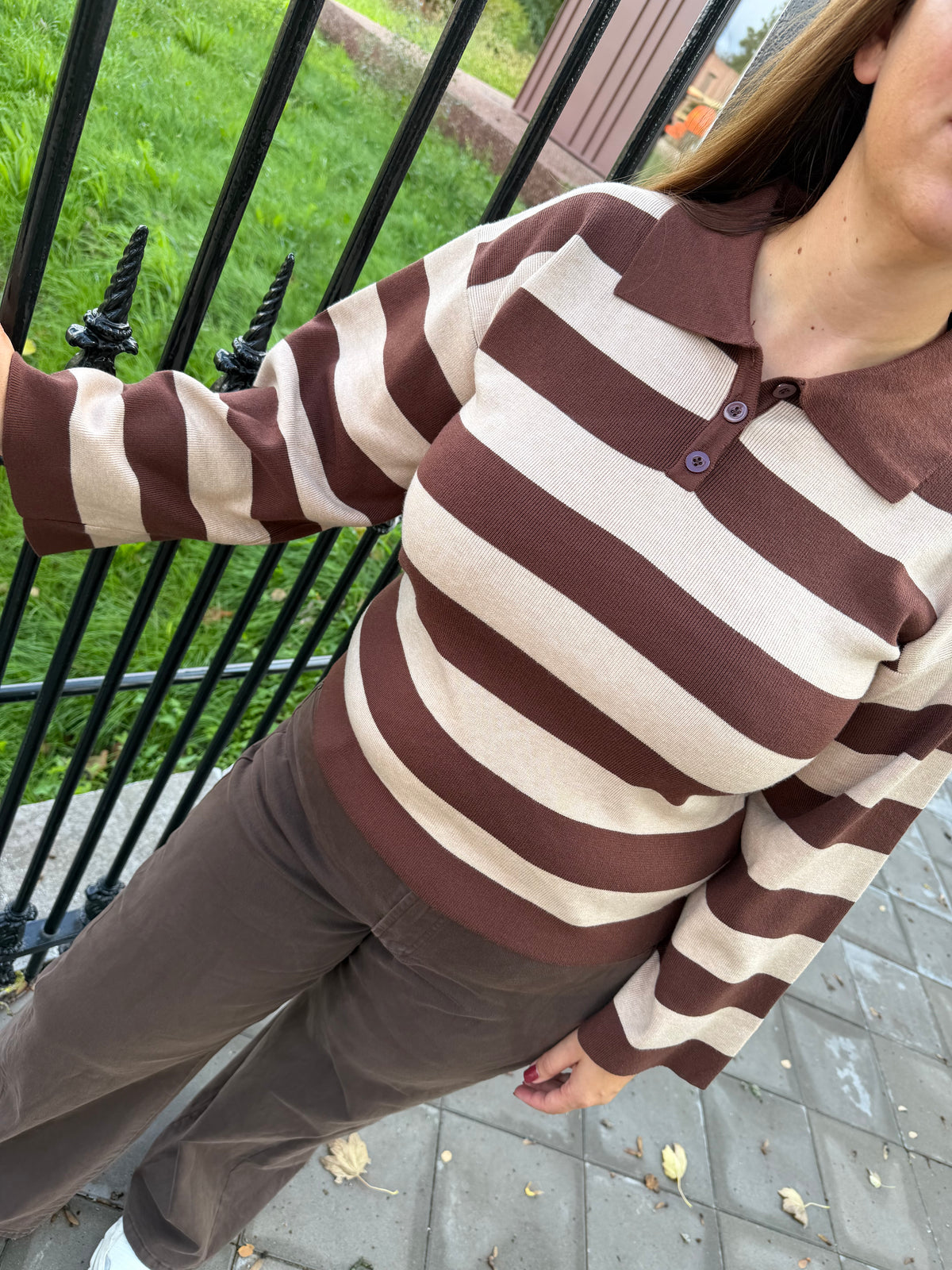 Polo Luz - Bruin/beige