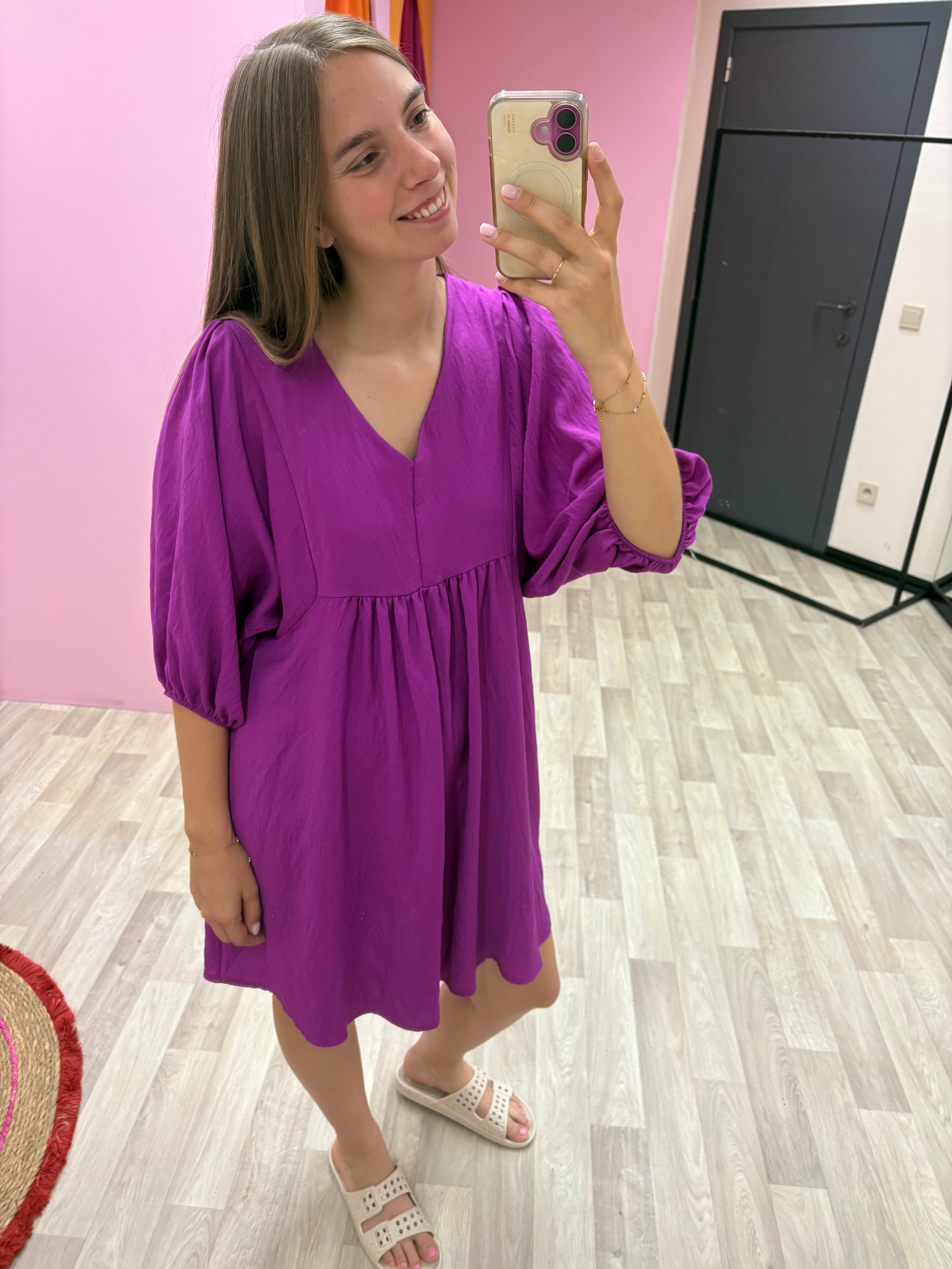 Kleedje Lara - Magenta