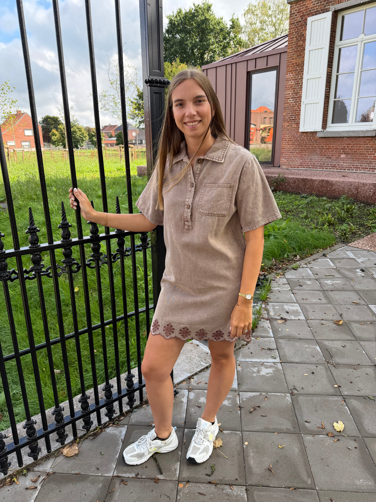 Kleedje Lia - Taupe