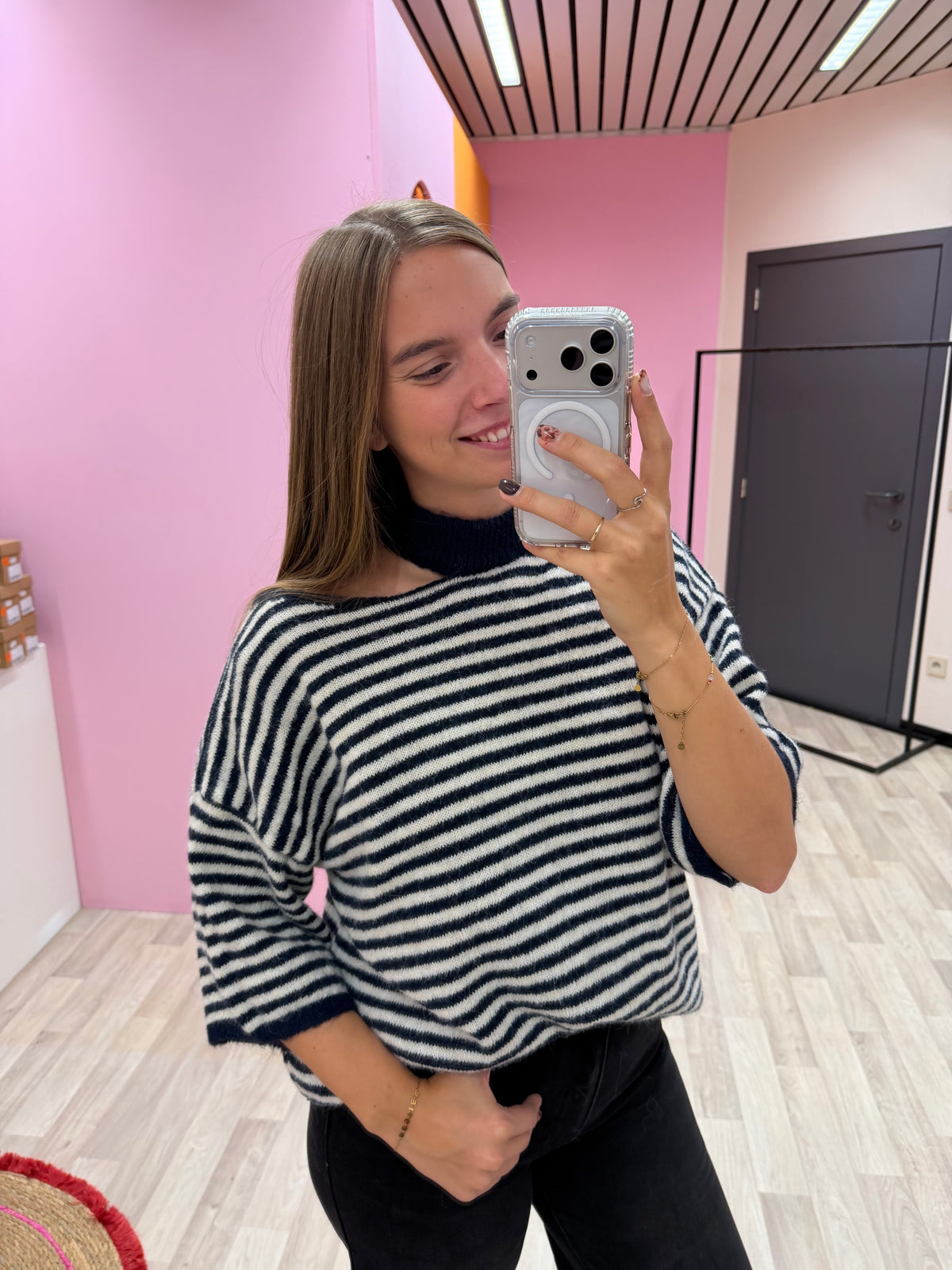 Ella knit - Blauw