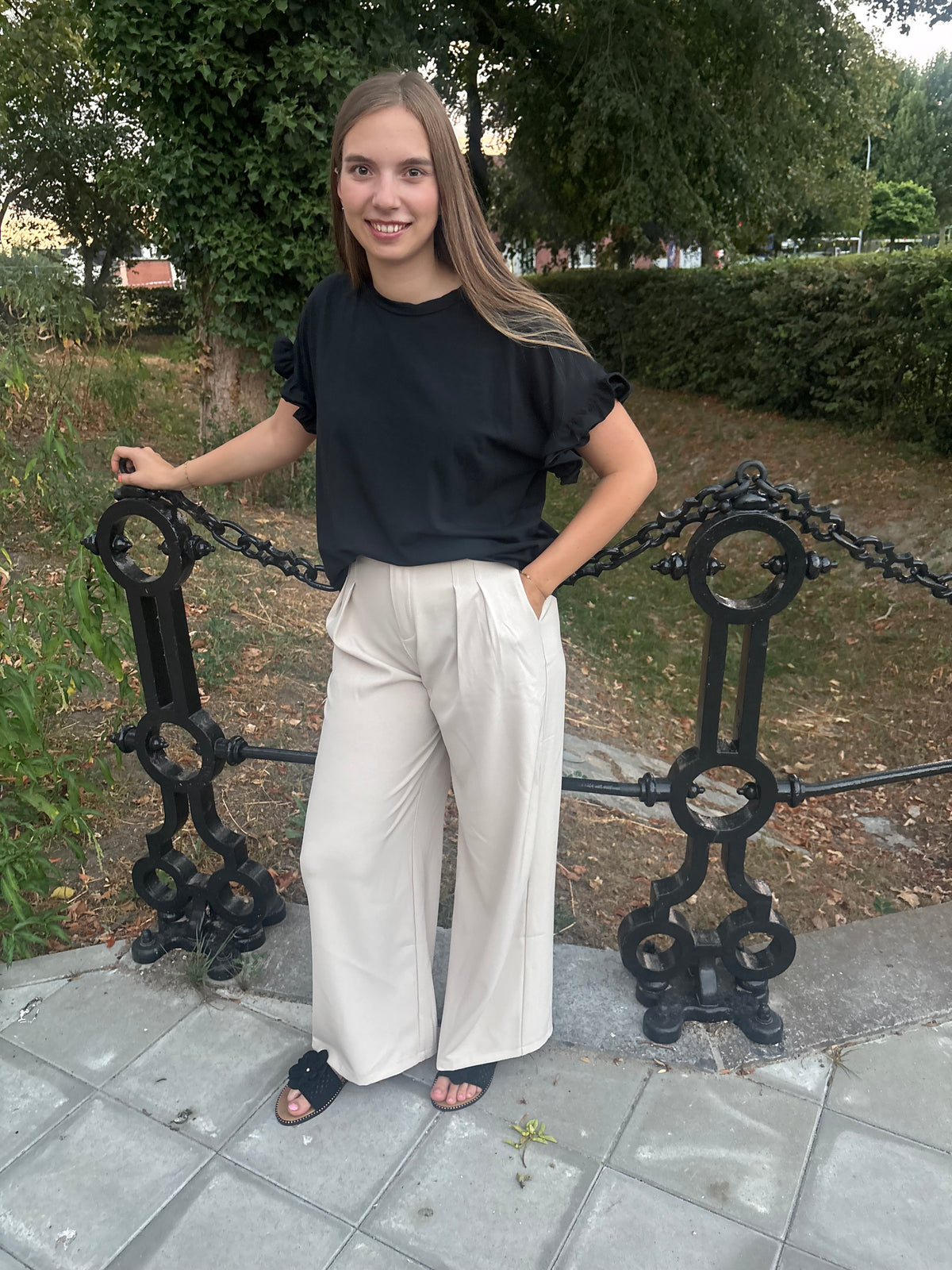 Broek Lena - Beige
