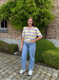 Fien knit - lila/geel
