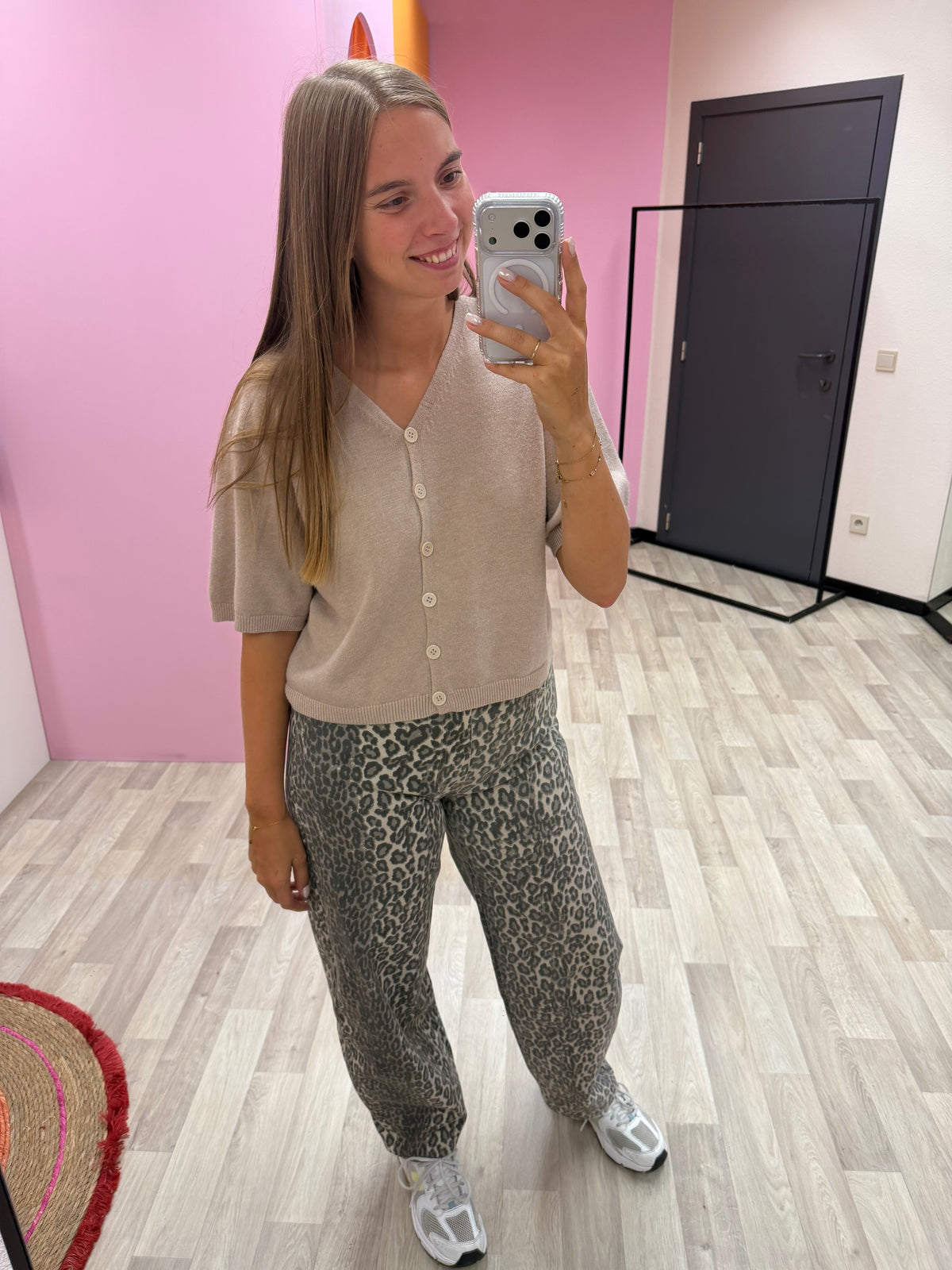 Balloon jeans - Leopard