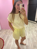 T-shirt Lotte - Geel