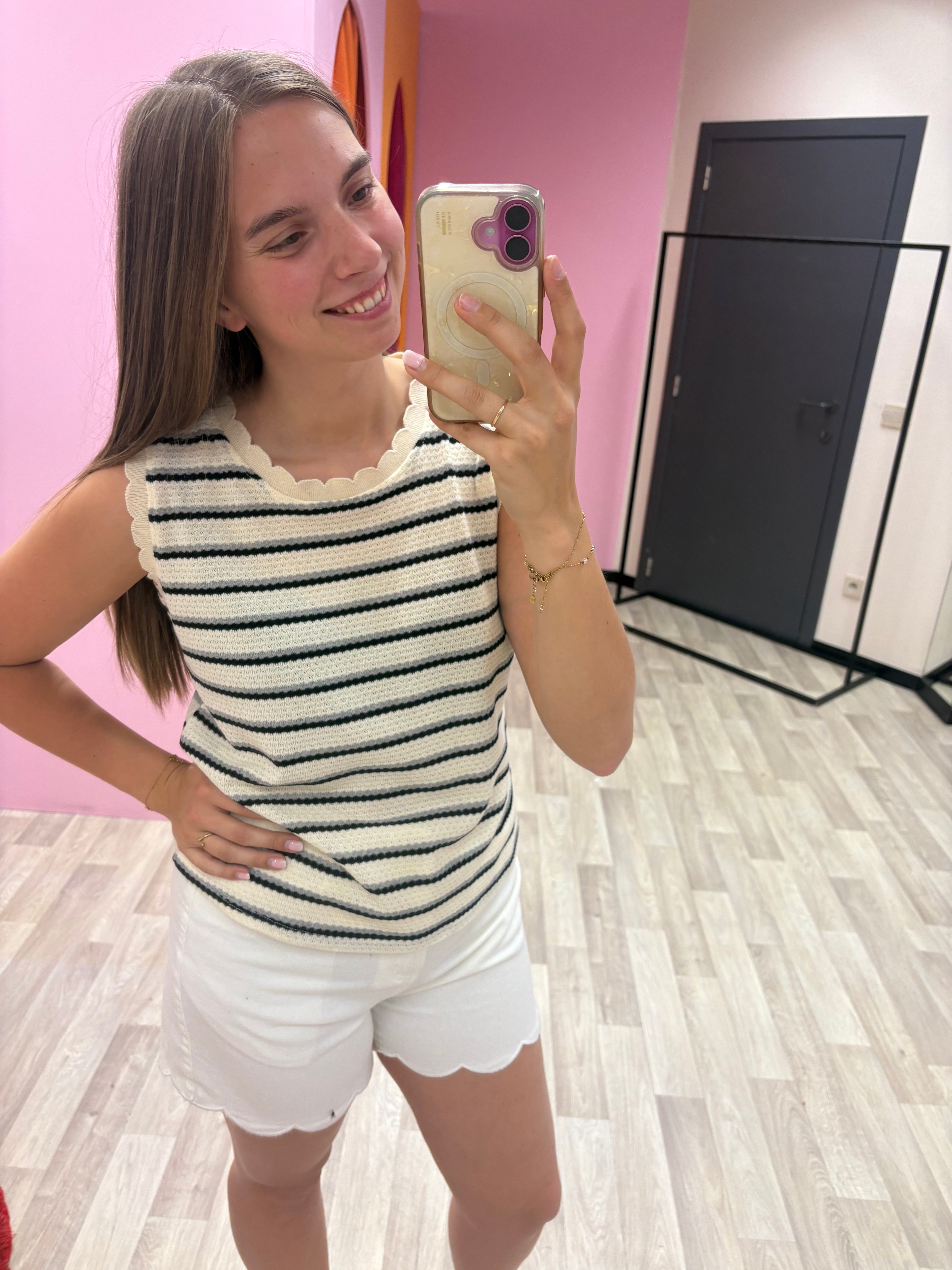 Top Lia - Zwart