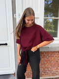 Blouse Jani - Rood/zwart