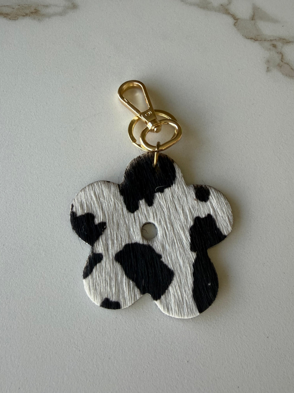 Sleutelhanger bloem cow