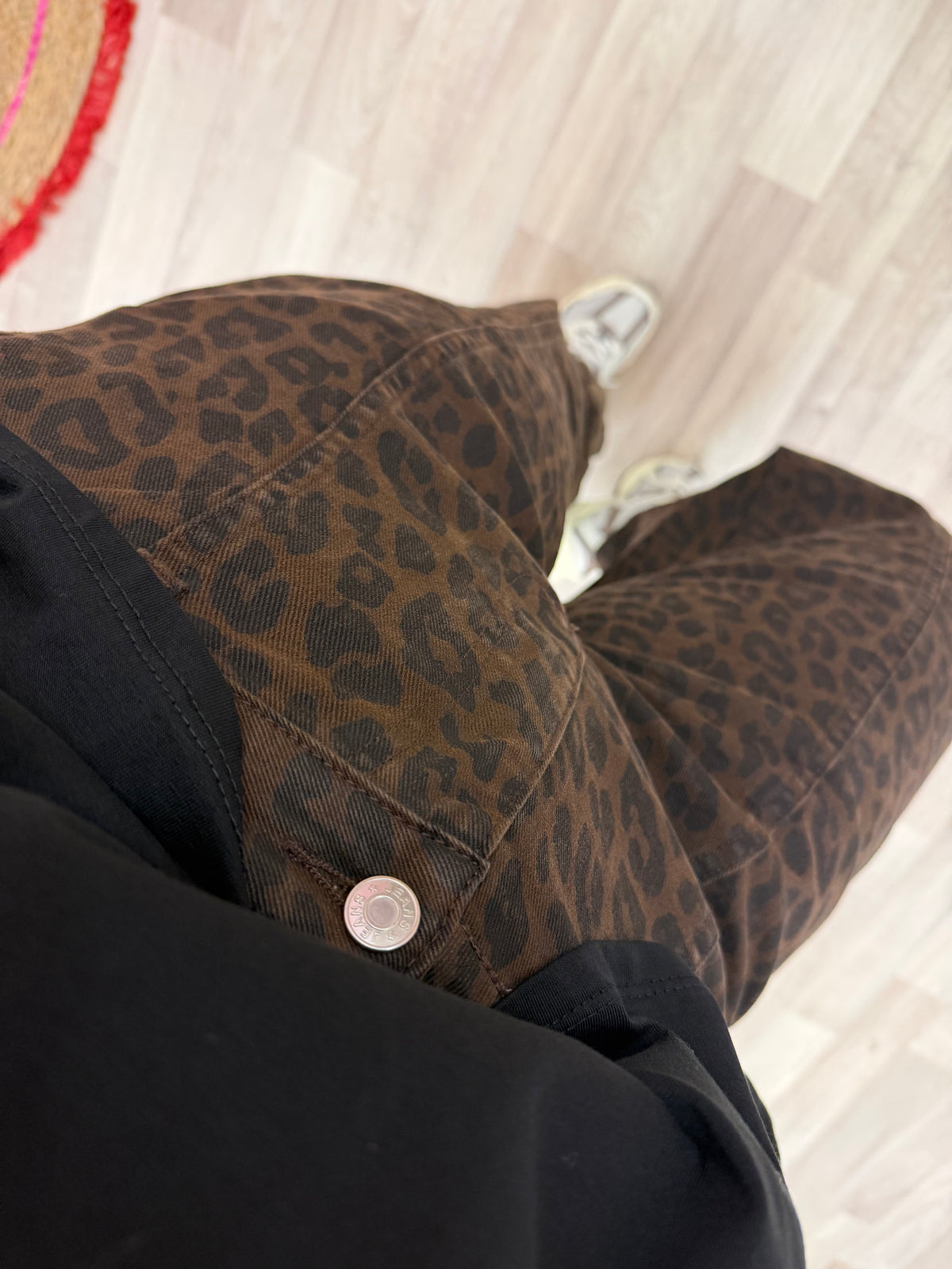 Balloon jeans - Leopard bruin